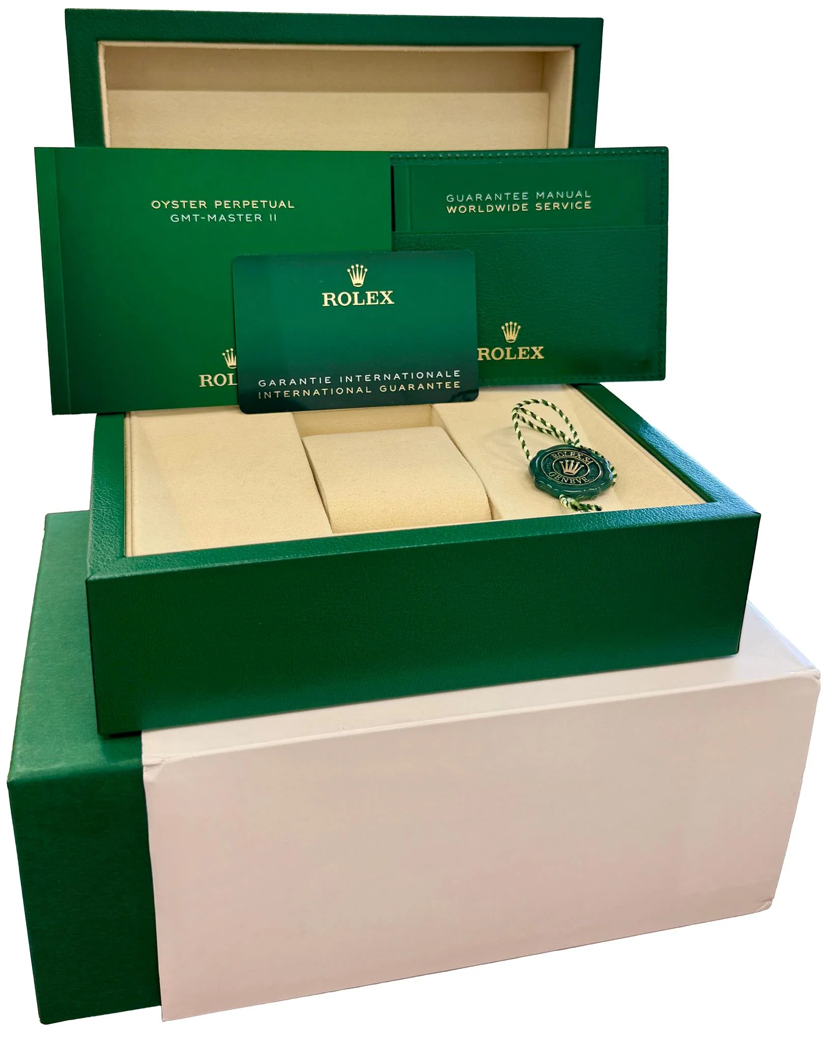 NEW AUGUST 2025 PAPERS Rolex GMT-Master II Jubilee BRUCE WAYNE 126710 GRNR BOX - Image 2