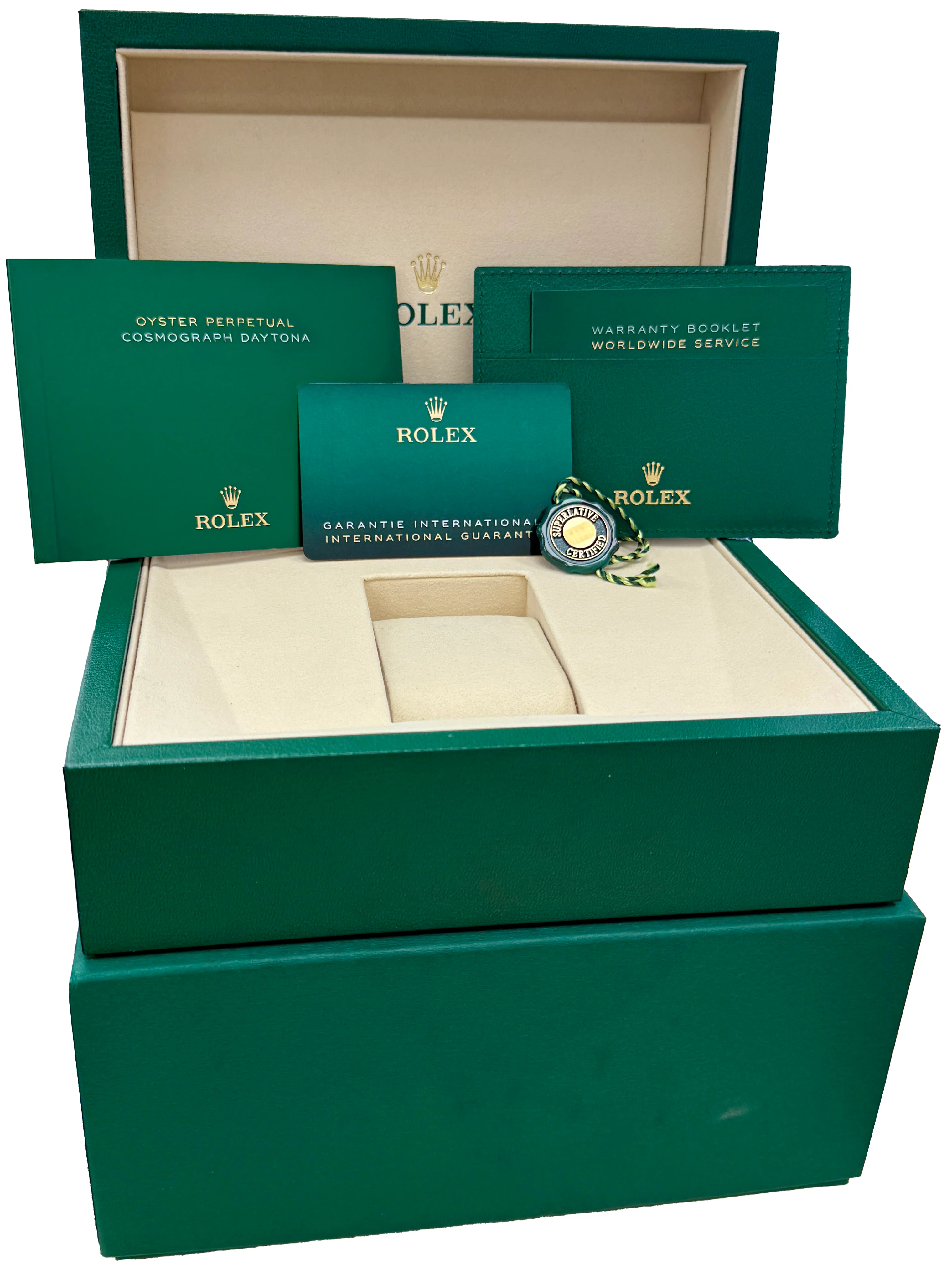 NEW DEC 2025 PAPERS Rolex Daytona Black 40mm 18K Rose Gold 40mm 126505 Watch BOX - Image 2