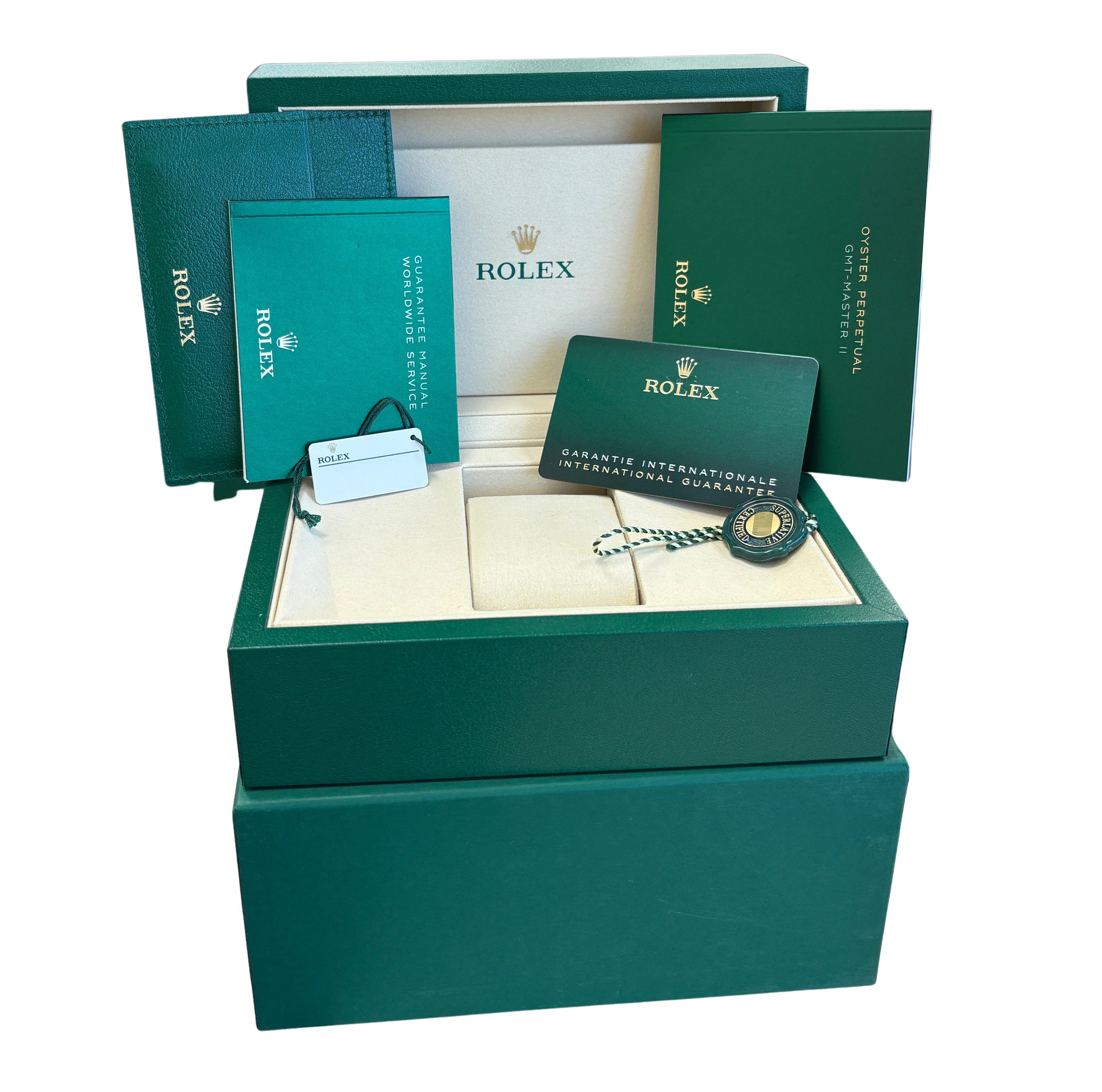NEW FEB 2026 PAPERS Rolex GMT-Master II Jubilee BRUCE WAYNE 126710 GRNR BOX - Image 2