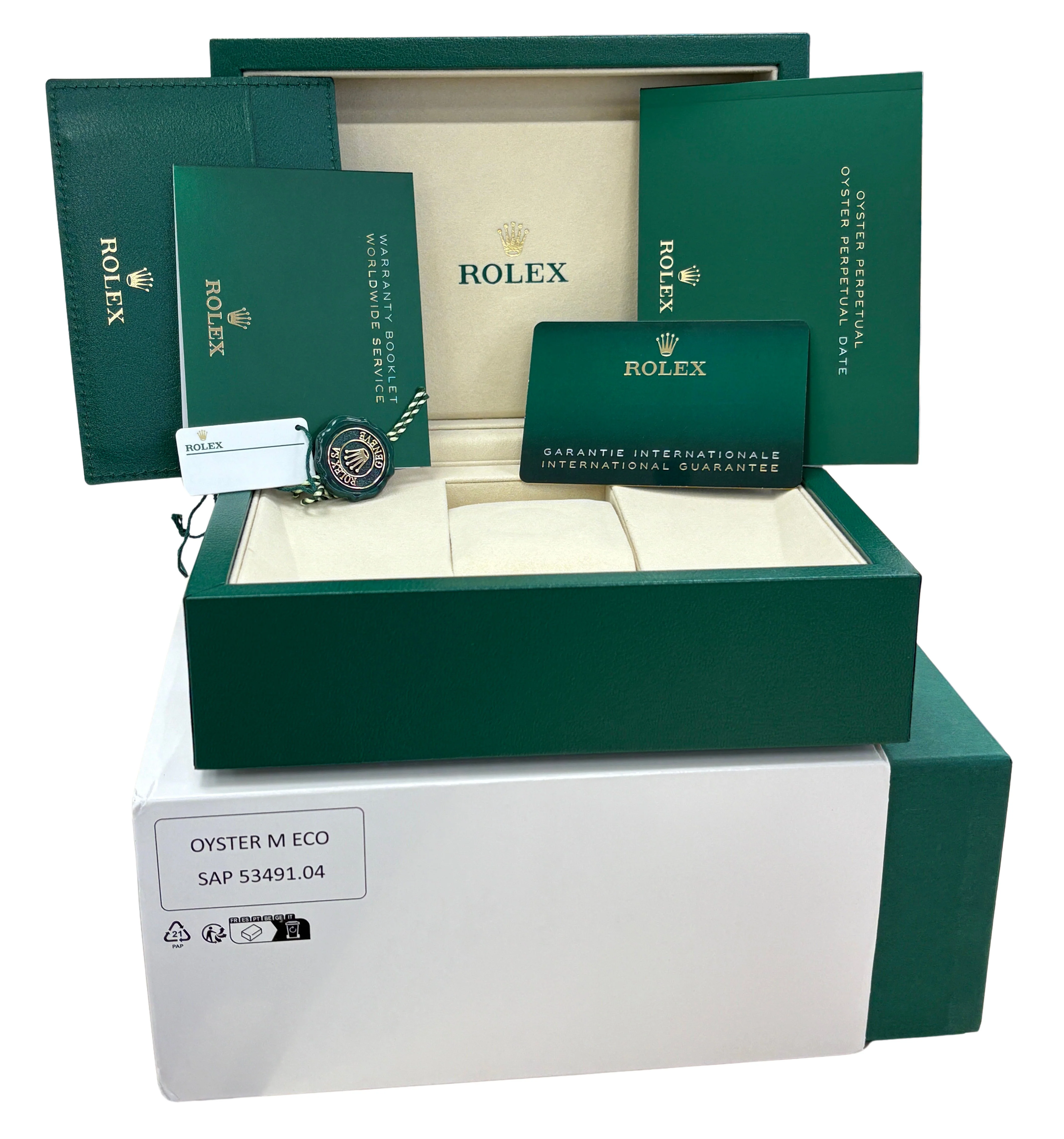 NEW FEB. 2026 Rolex Oyster Perpetual 41 BEIGE DIAL Steel 41mm Watch 134300 BOX - Image 2