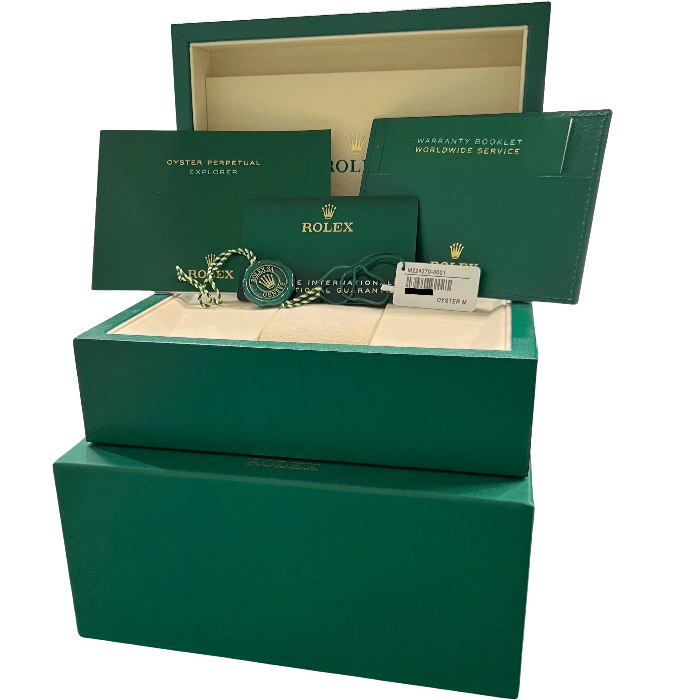 NEW JUNE 2025 PAPERS Rolex Explorer 40mm Stainless Steel Black 224270 Watch BOX - Image 2