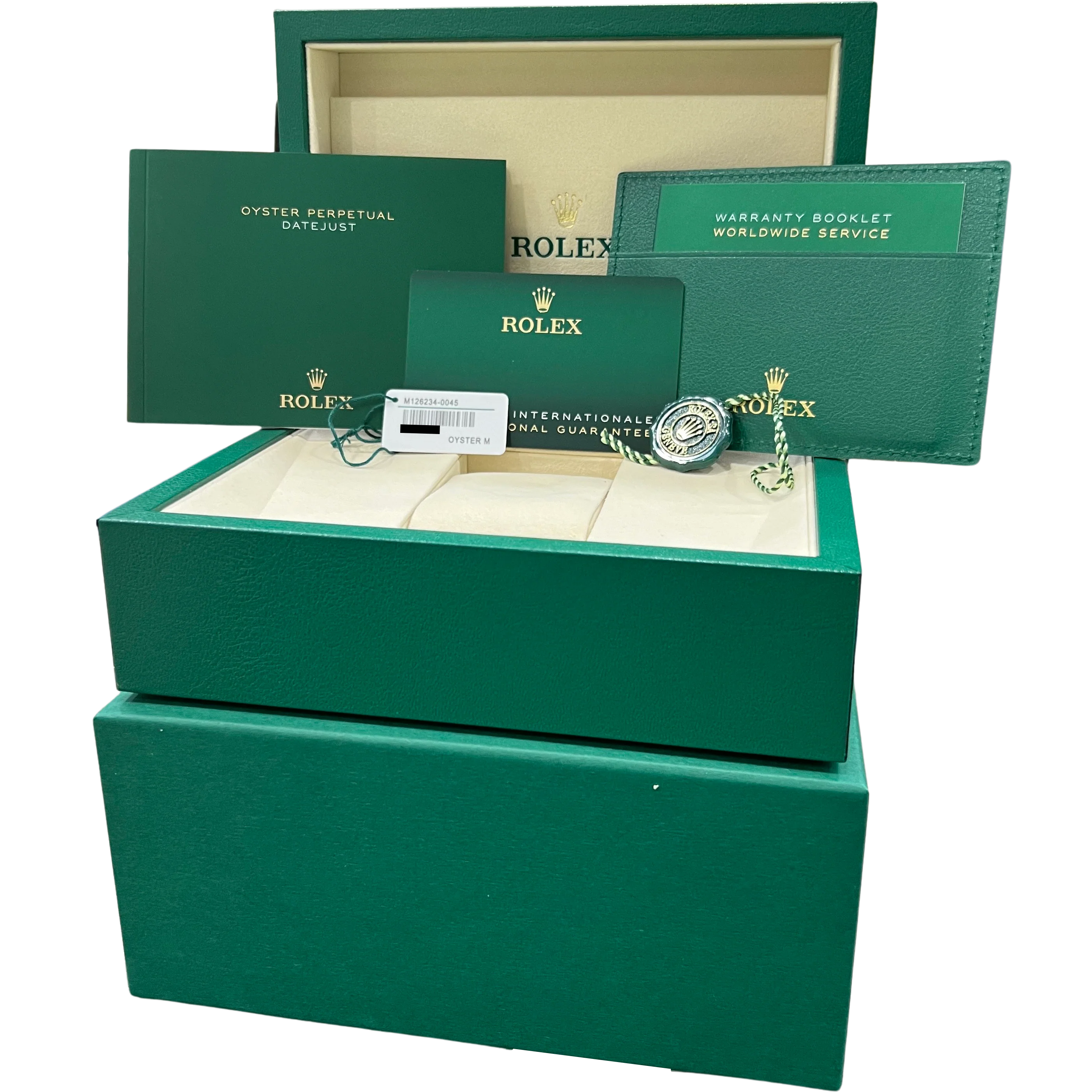 NEW JUNE 2025 PAPERS Rolex DateJust 36mm Wimbledon Jubilee Grey Watch 126234 BOX - Image 2