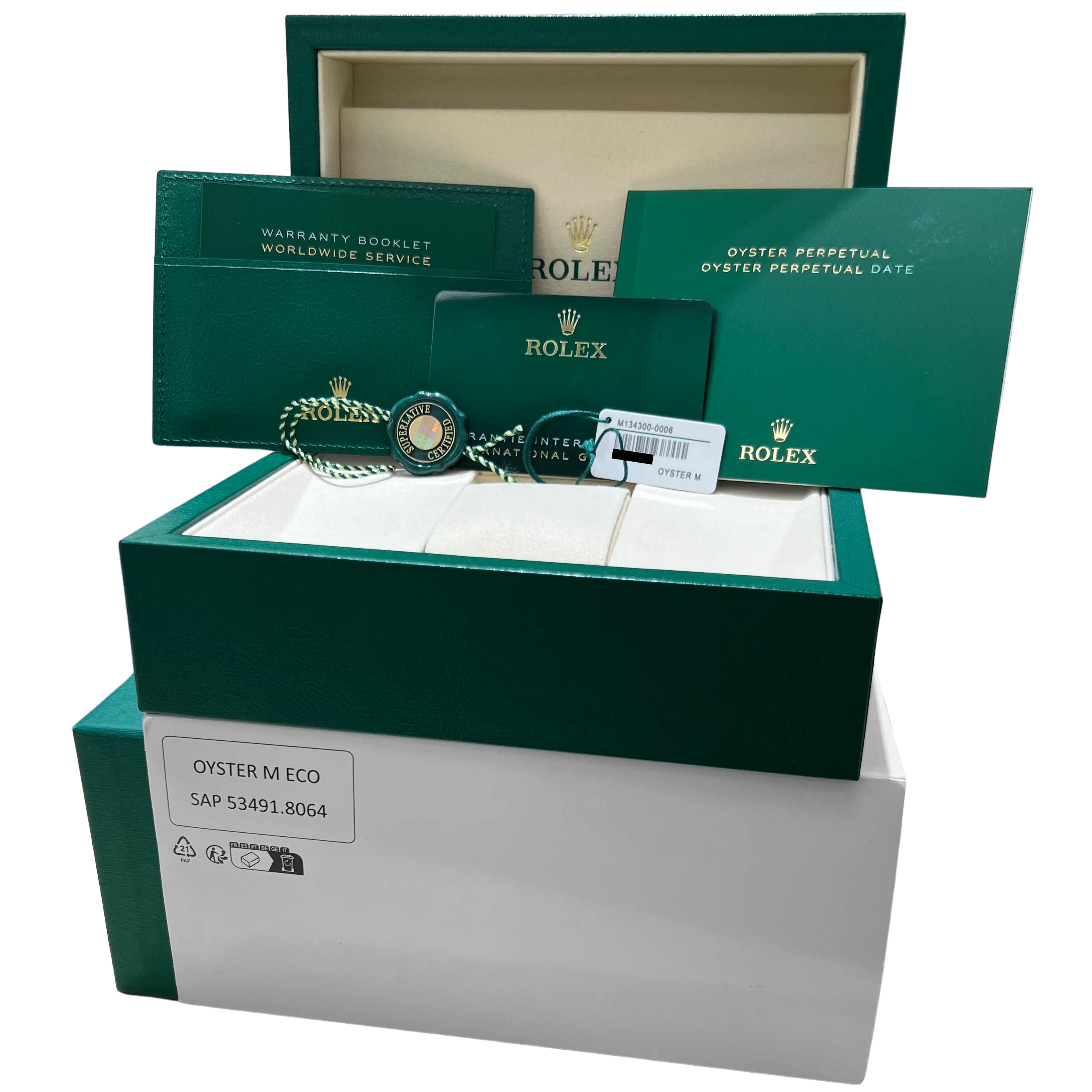 NEW NOV 2025 Rolex Oyster Perpetual 41 PISTACHIO GREEN Steel 41mm 134300 BOX - Image 2