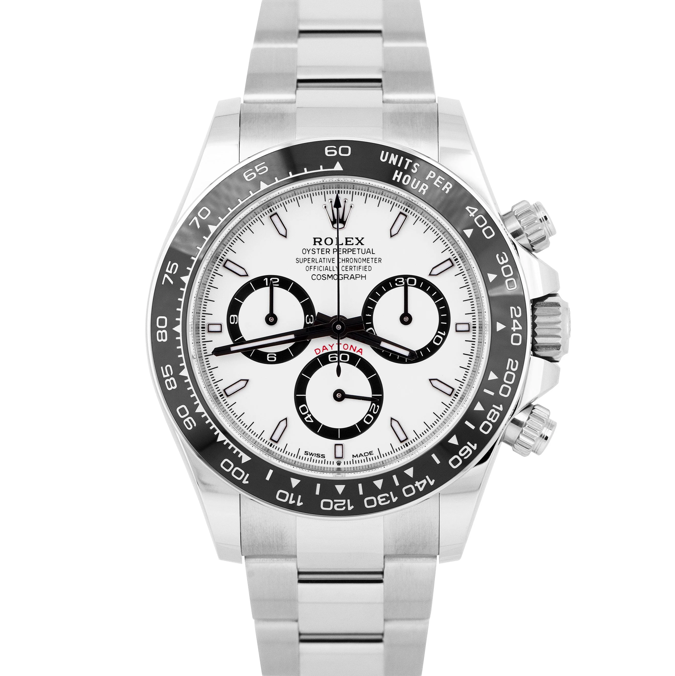 NEW NOVEMBER 2025 PAPERS Rolex Daytona Cosmograph PANDA 126500 White Watch BOX