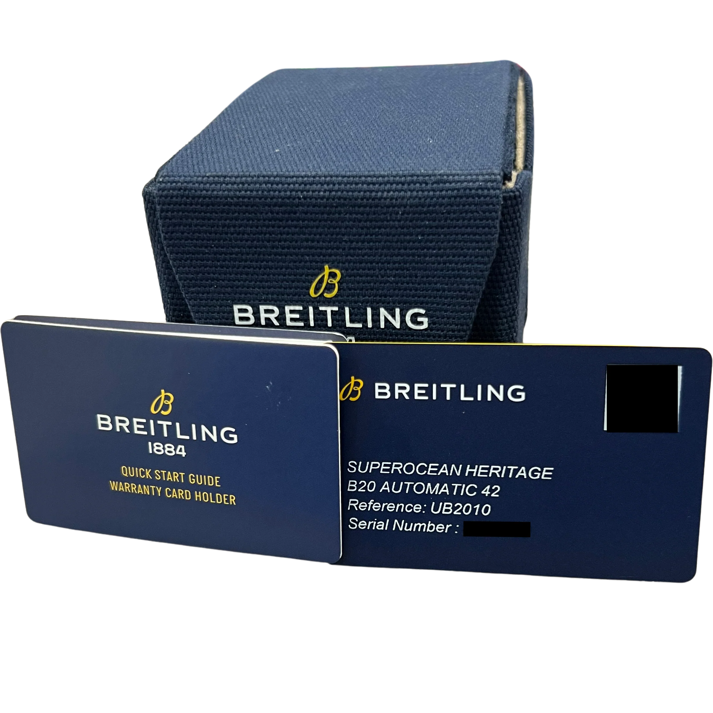 NEW PAPERS Breitling SuperOcean Heritage 18k Rose Gold 42mm UB2010 Watch BOX - Image 2