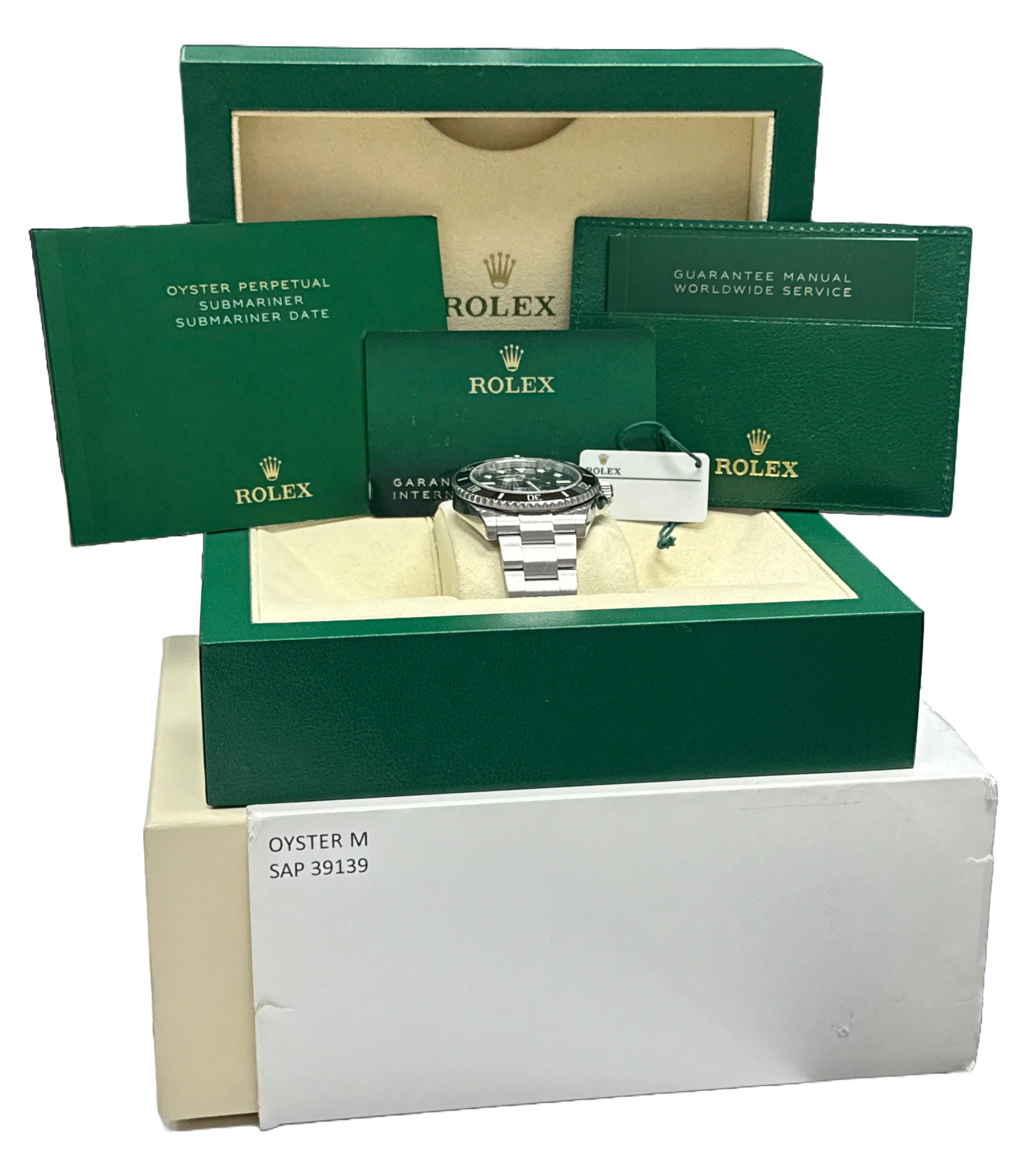 NEW PAPERS Rolex Submariner No-Date Stainless Steel 41mm Ceramic 124060 LN BOX - Image 2