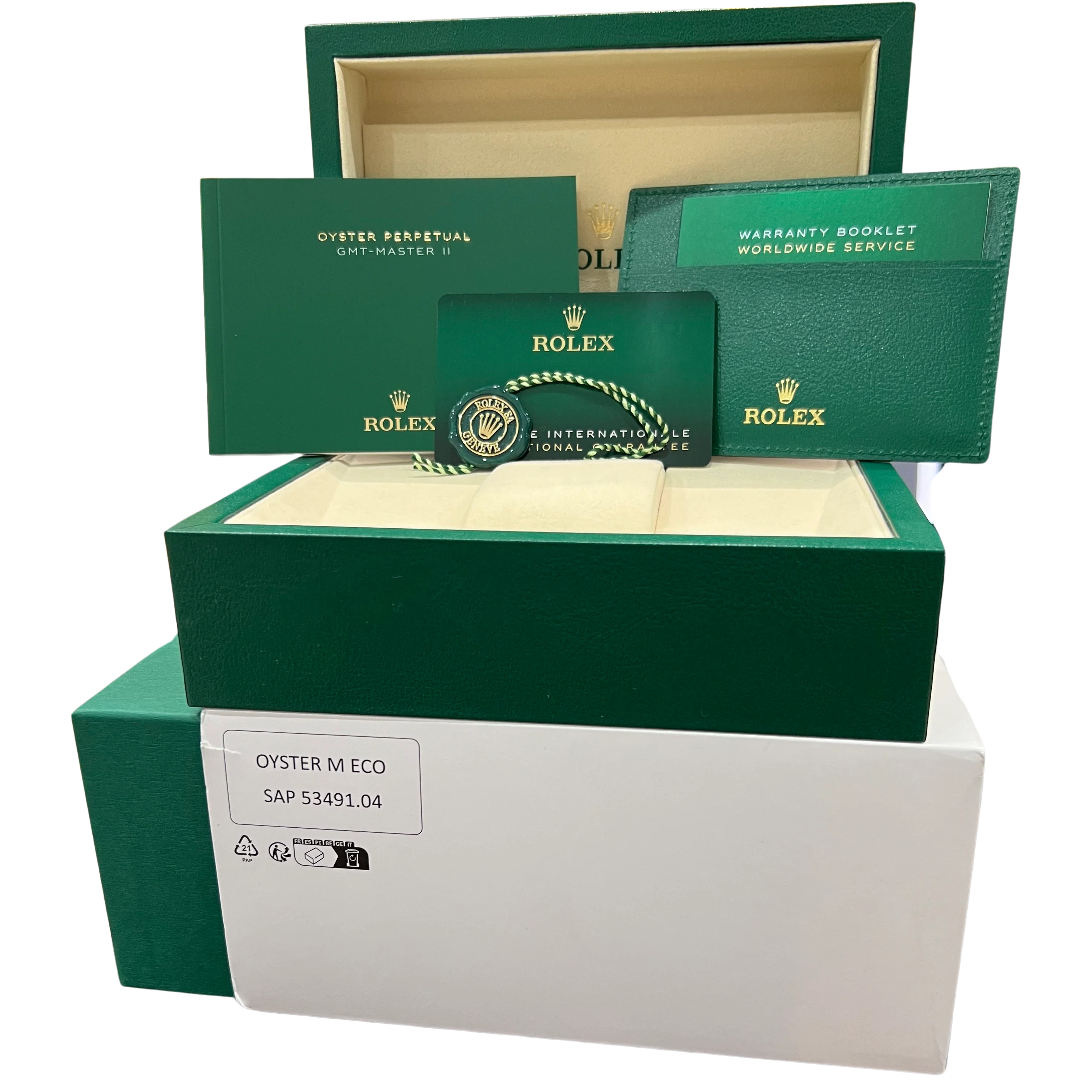NEW SEPT 2025 PAPERS Rolex GMT-Master II BRUCE WAYNE Ceramic 126710 GRNR BOX - Image 2