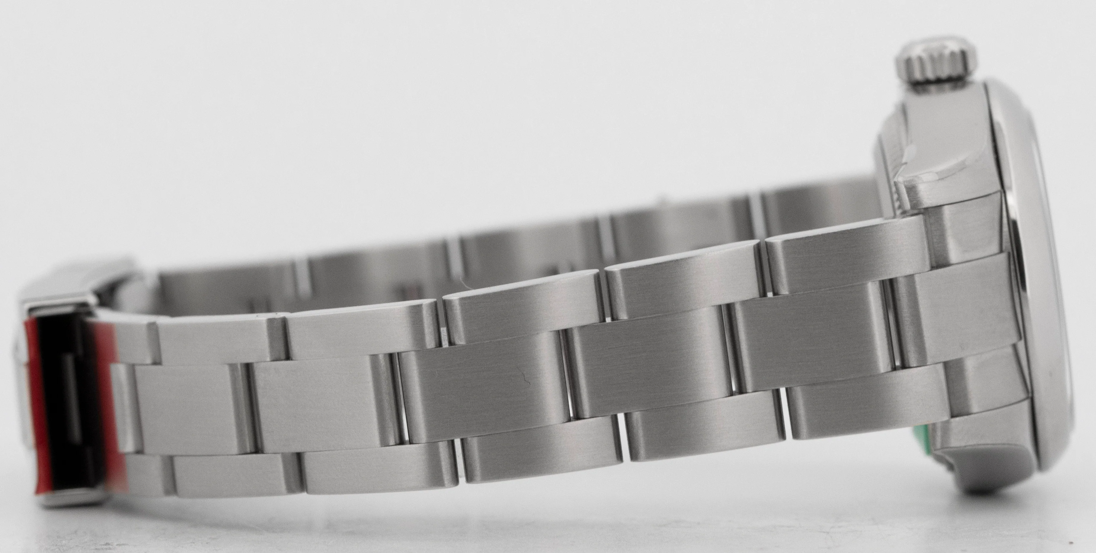 NEW STICKERED PAPERS Rolex Oyster Perpetual DOMINOS Silver 26mm Watch 176200 BOX - Image 6