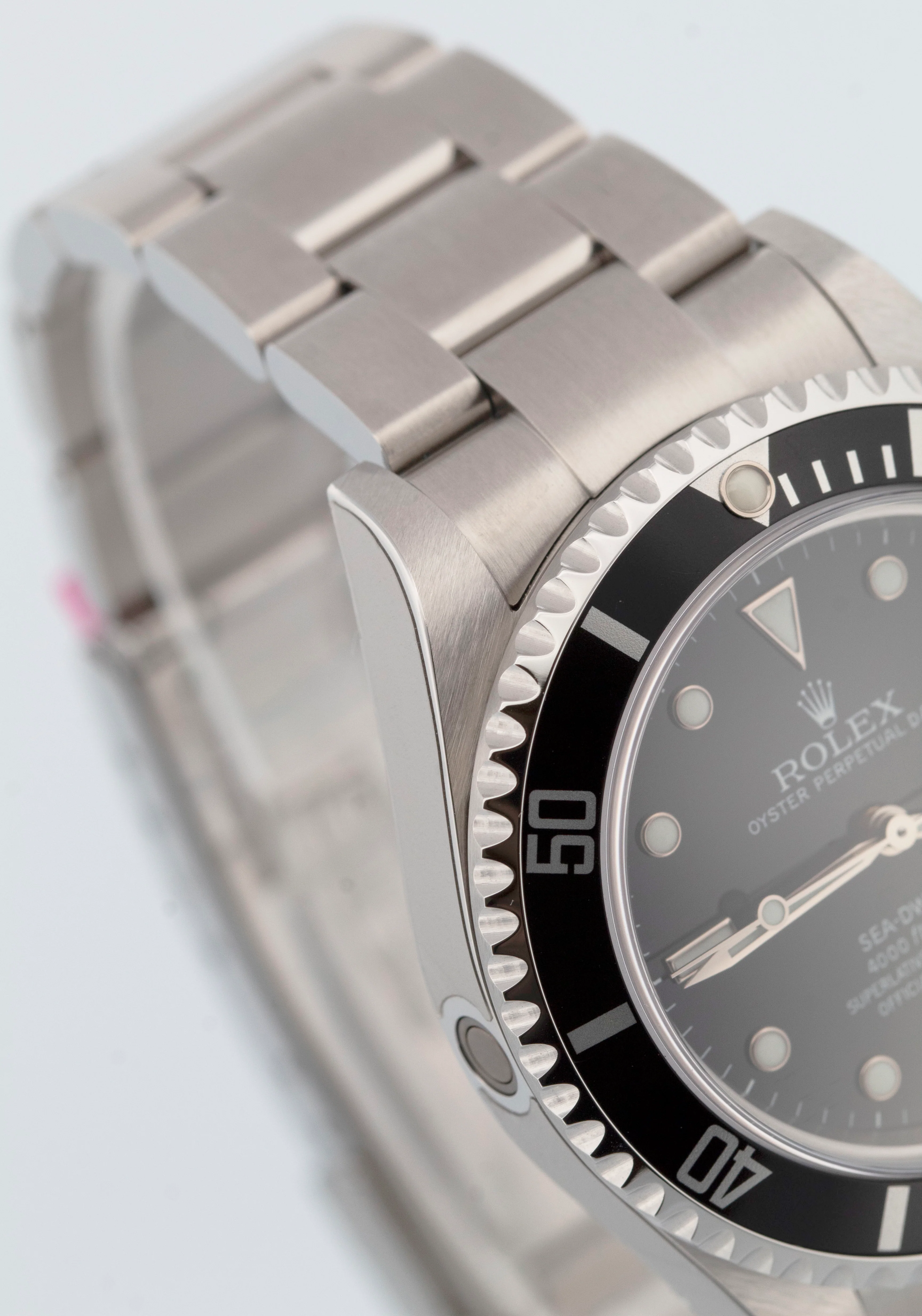 NEW STICKERED PAPERS Rolex Sea-Dweller 16600 40mm Black Steel NOS Date Watch BOX - Image 5