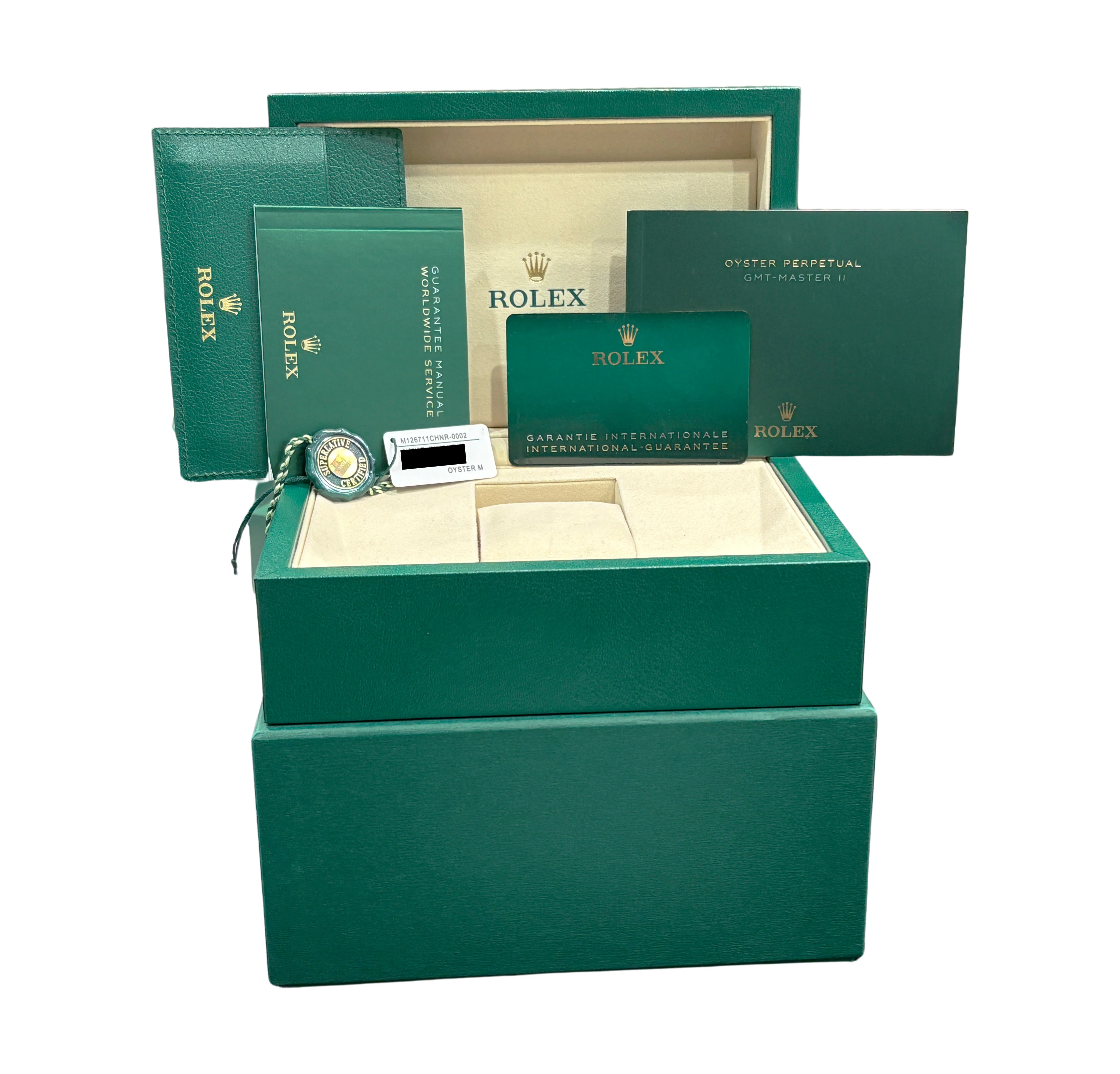 NEW 2025 UNWORN PAPERS Rolex GMT-Master II ROOT BEER 126711 CHNR 40mm Watch BOX - Image 2