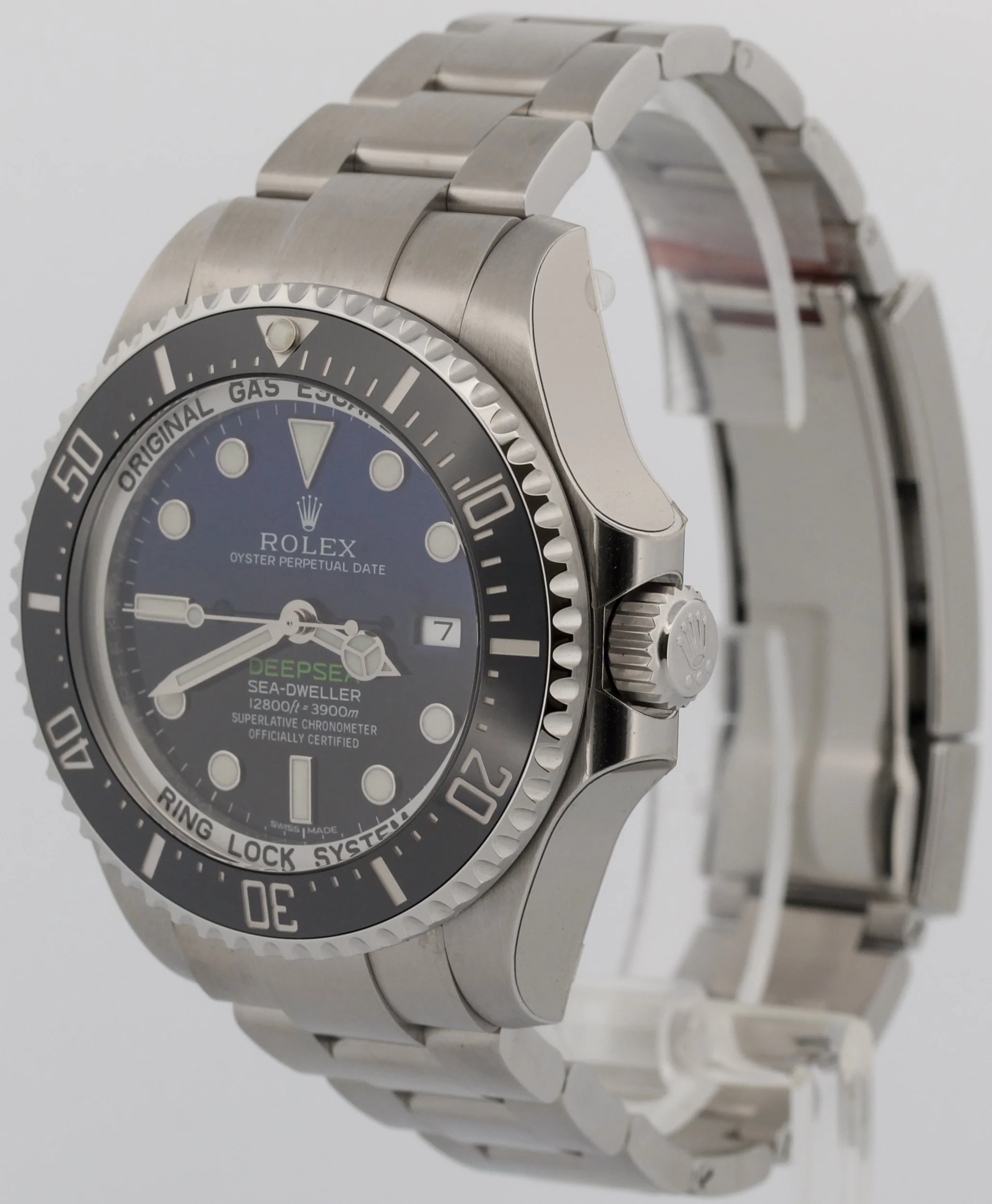 STICKERED NOS 2017 PAPERS Rolex Sea-Dweller Deepsea 116660 CAMERON Blue 44mm BOX - Image 3