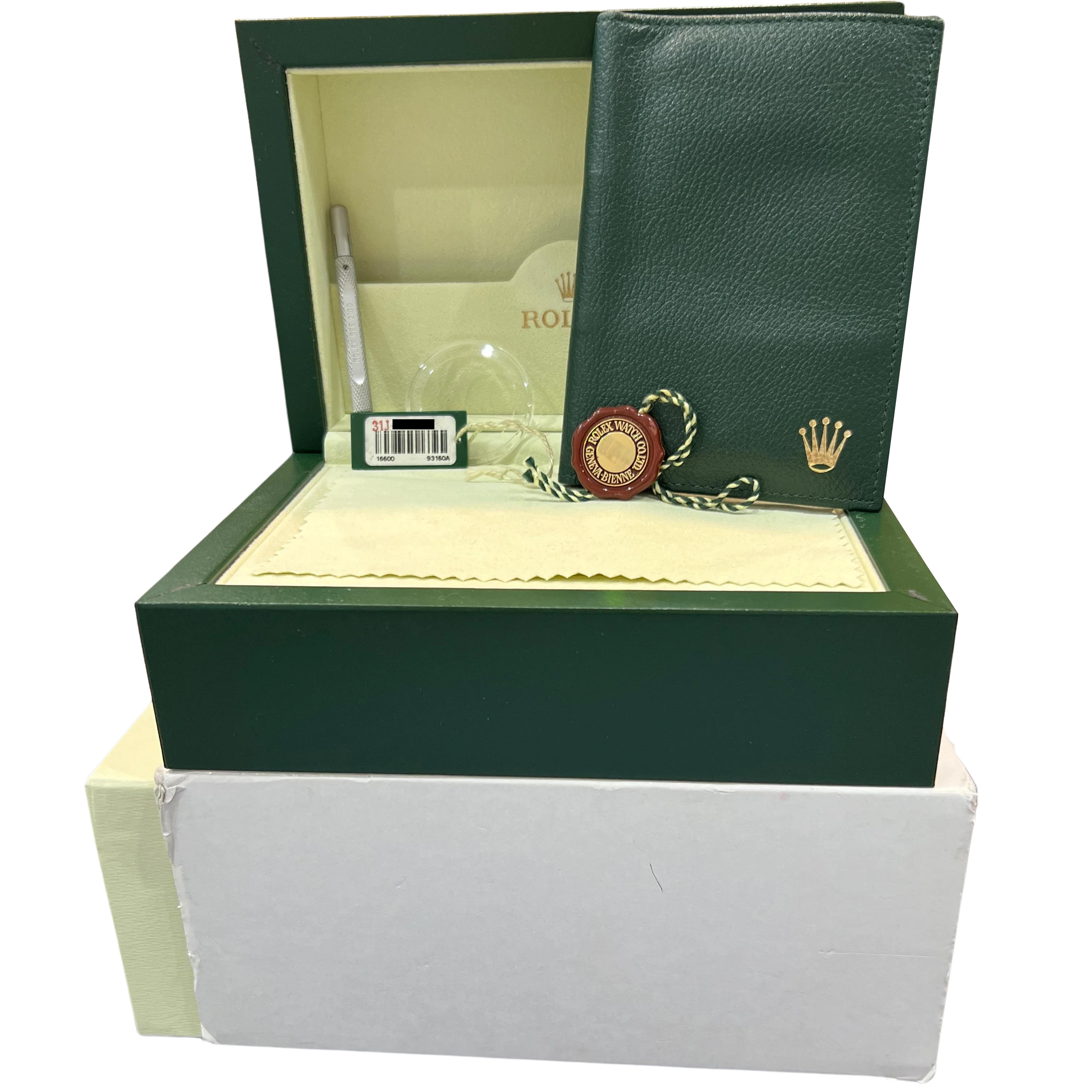 NOS Rolex Sea-Dweller 16600 40mm Black Oyster No-Holes Stainless Steel Watch BOX - Image 2