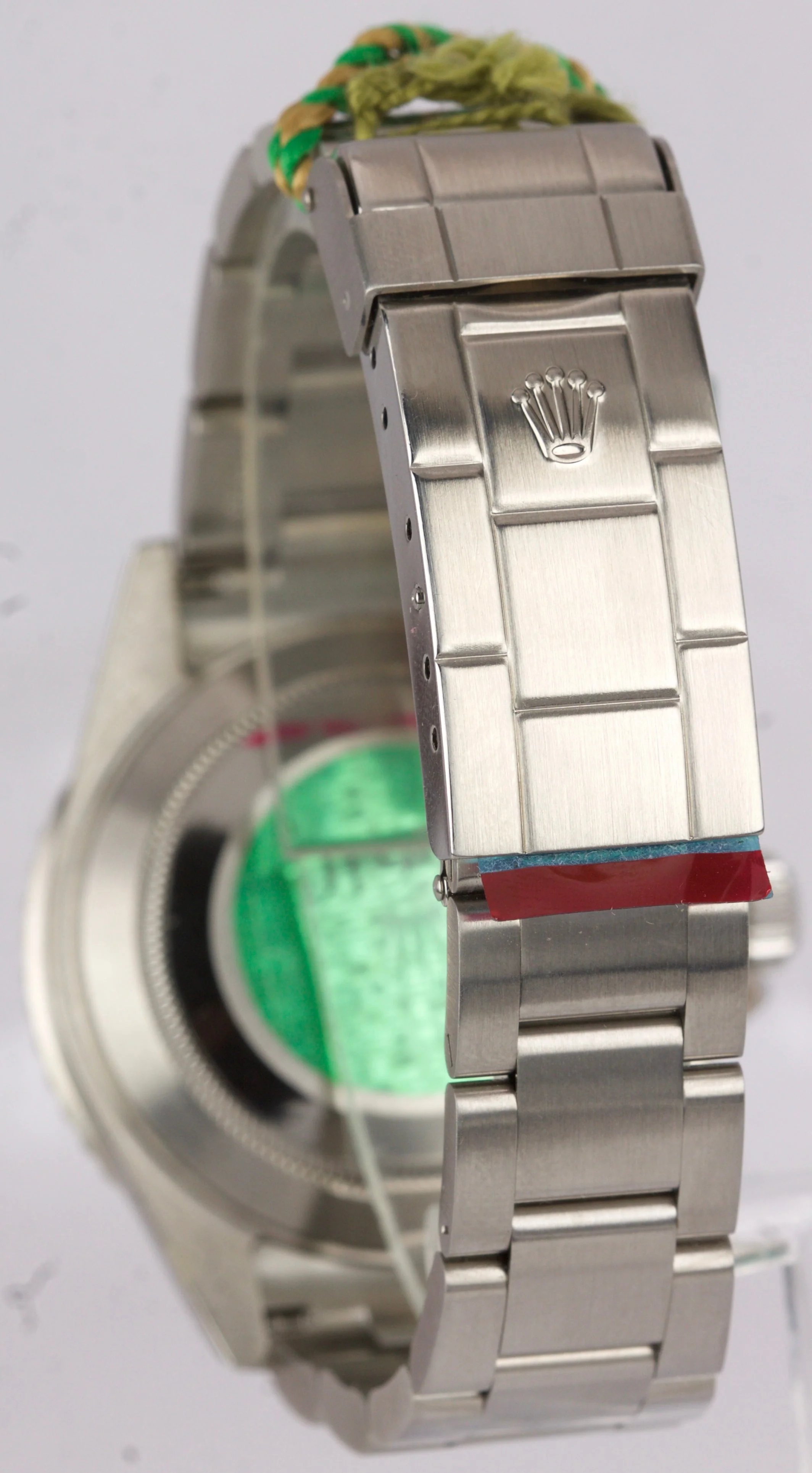 NOS STICKERED 2003 Rolex Submariner KERMIT Green FLAT 4 F-Serial Watch 16610 LV - Image 5