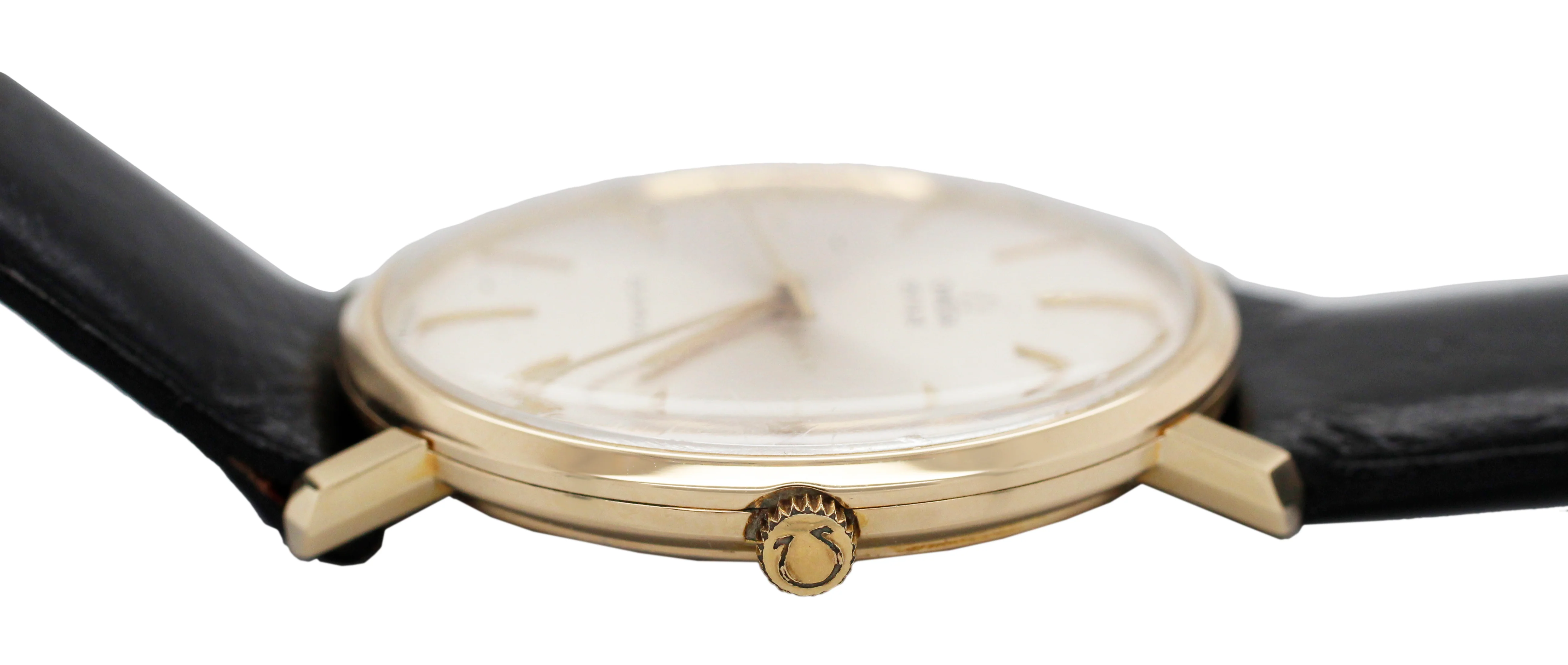 Omega De Ville 14k Yellow Gold Silver Dial Automatic 32mm Watch w/ Box & OG Band - Image 14
