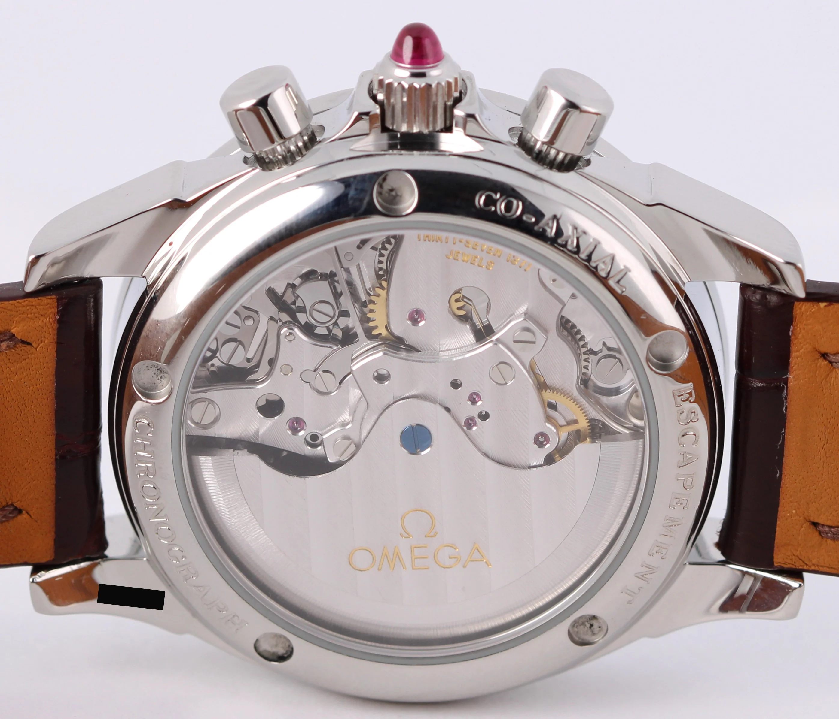 Omega De Ville Chronograph Steel DIAMOND Mother of Pearl 35mm 4874.75.36 Watch - Image 9