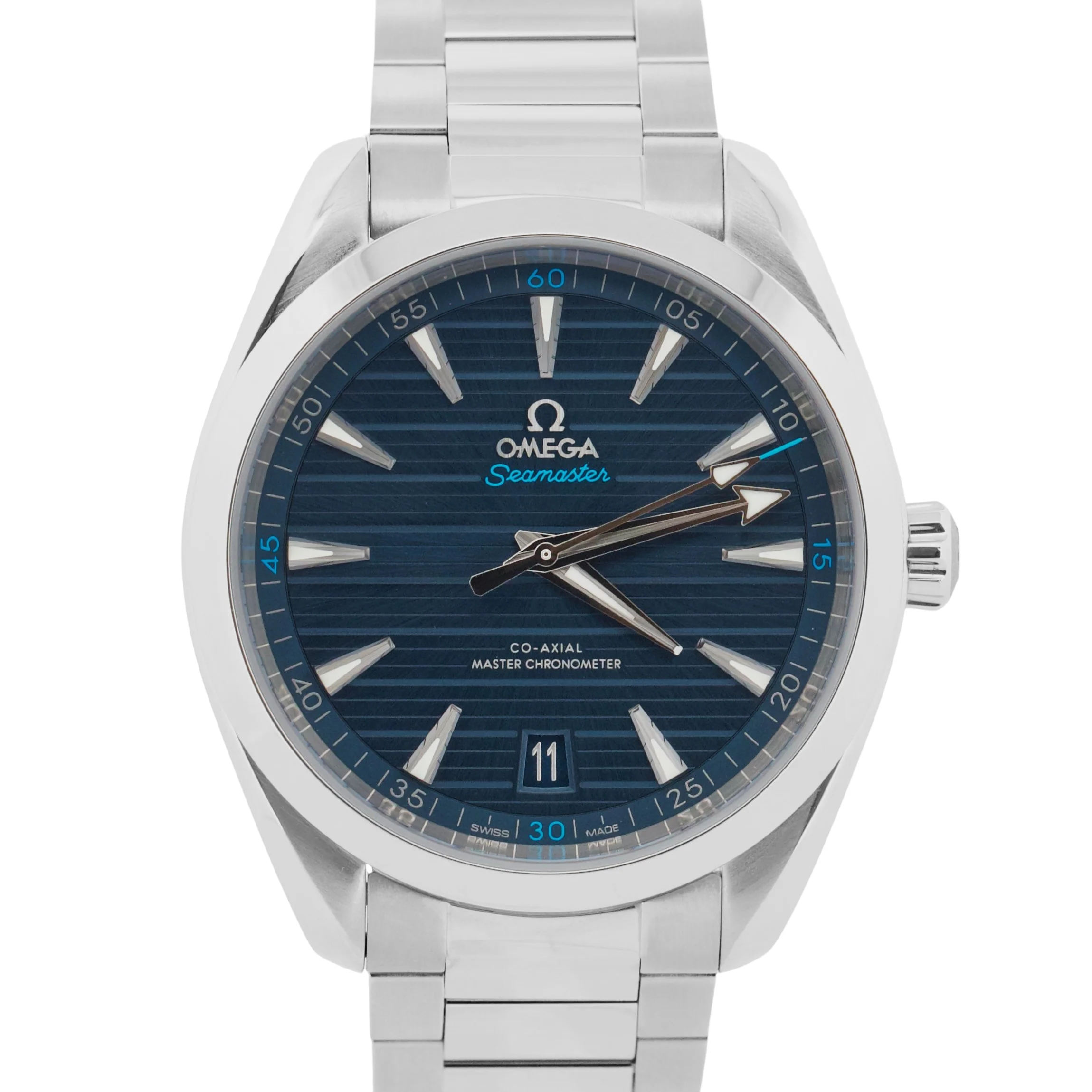 Omega Seamaster Aqua Terra 41mm BLUE Stainless Steel 220.10.41.21.03.001 Watch