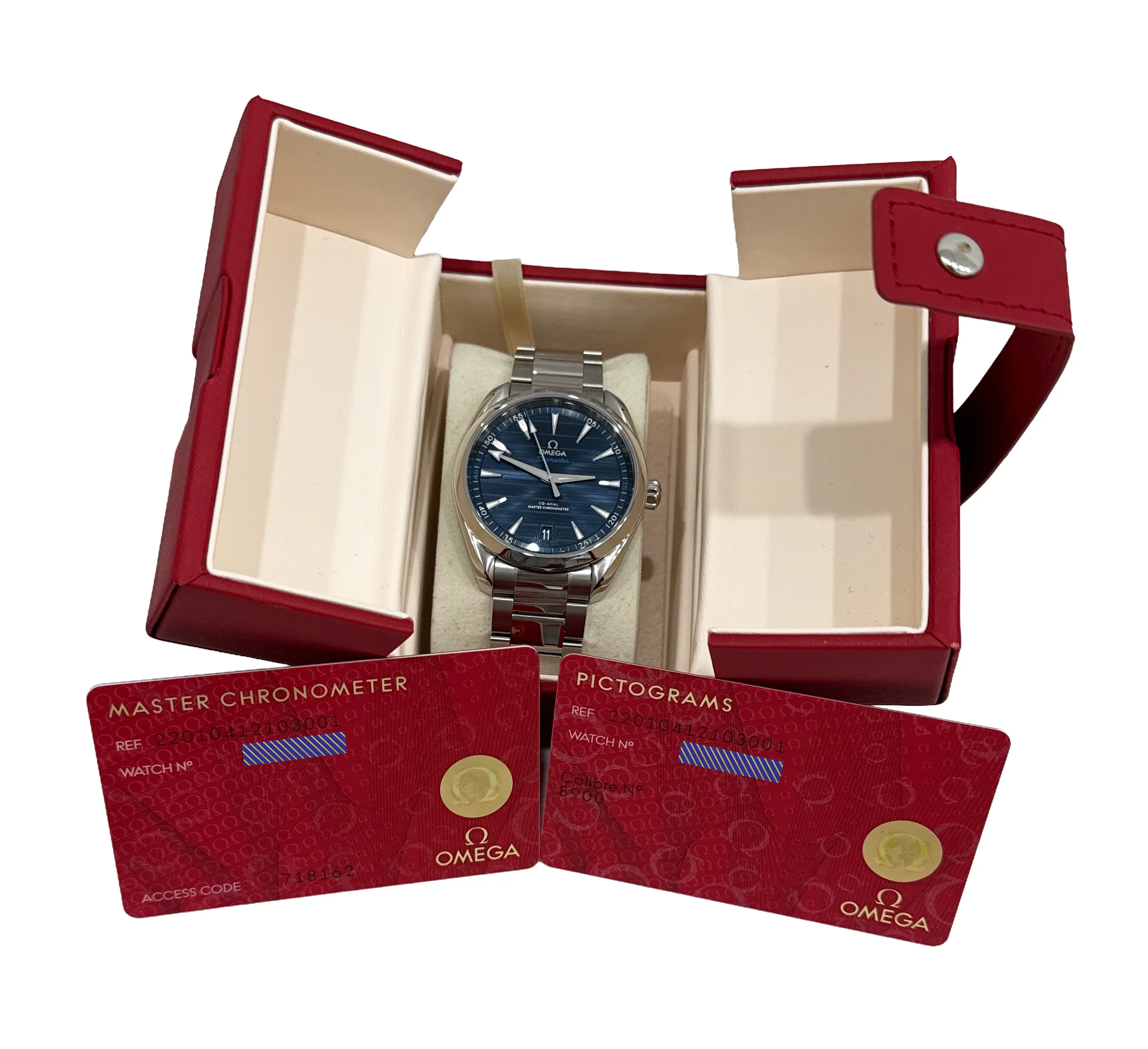 Omega Seamaster Aqua Terra 41mm BLUE Stainless Steel 220.10.41.21.03.001 Watch - Image 2