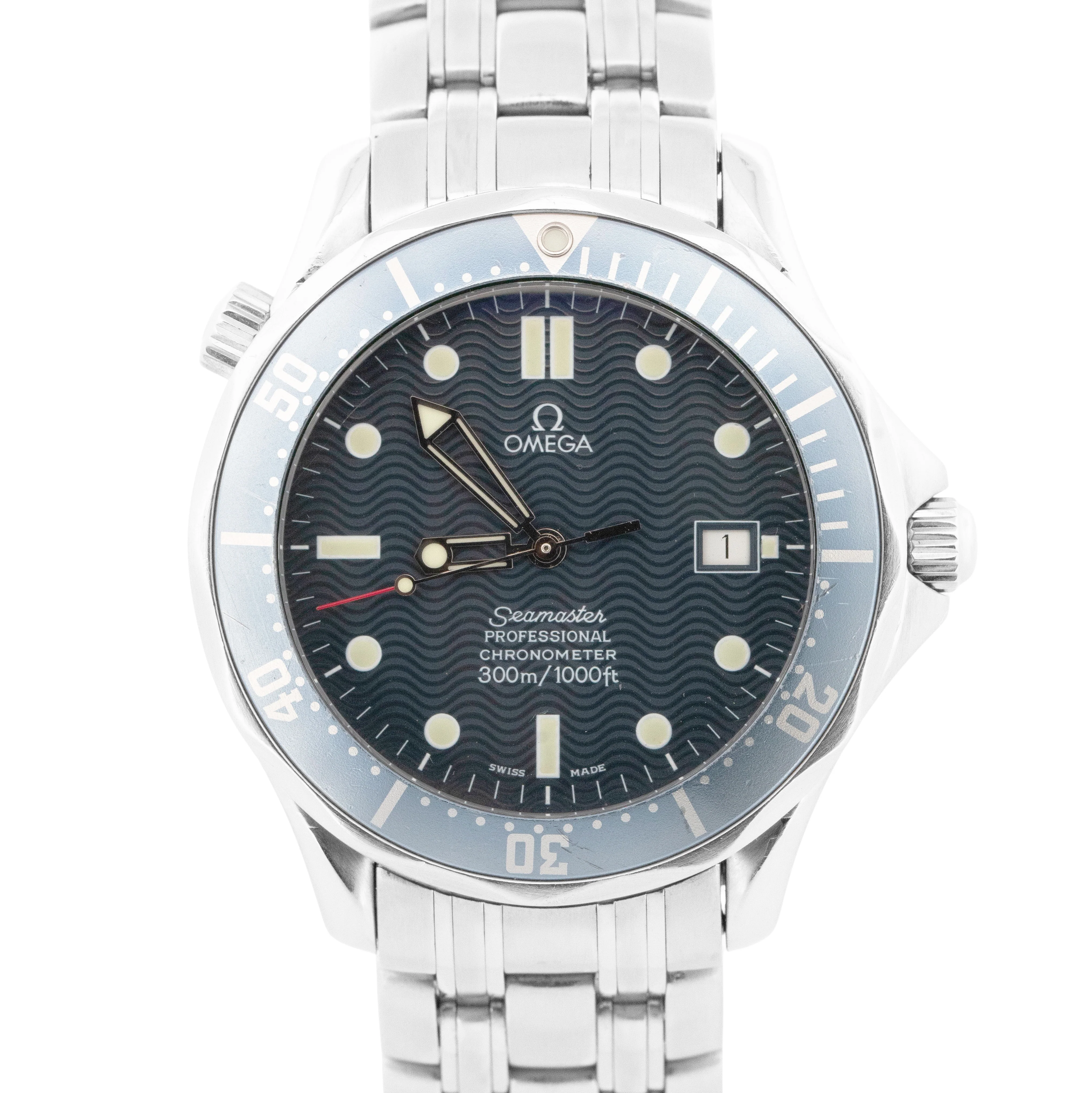 Omega Seamaster Automatic 2531.80.00 300M Blue Wave James Bond 2531.80 Watch