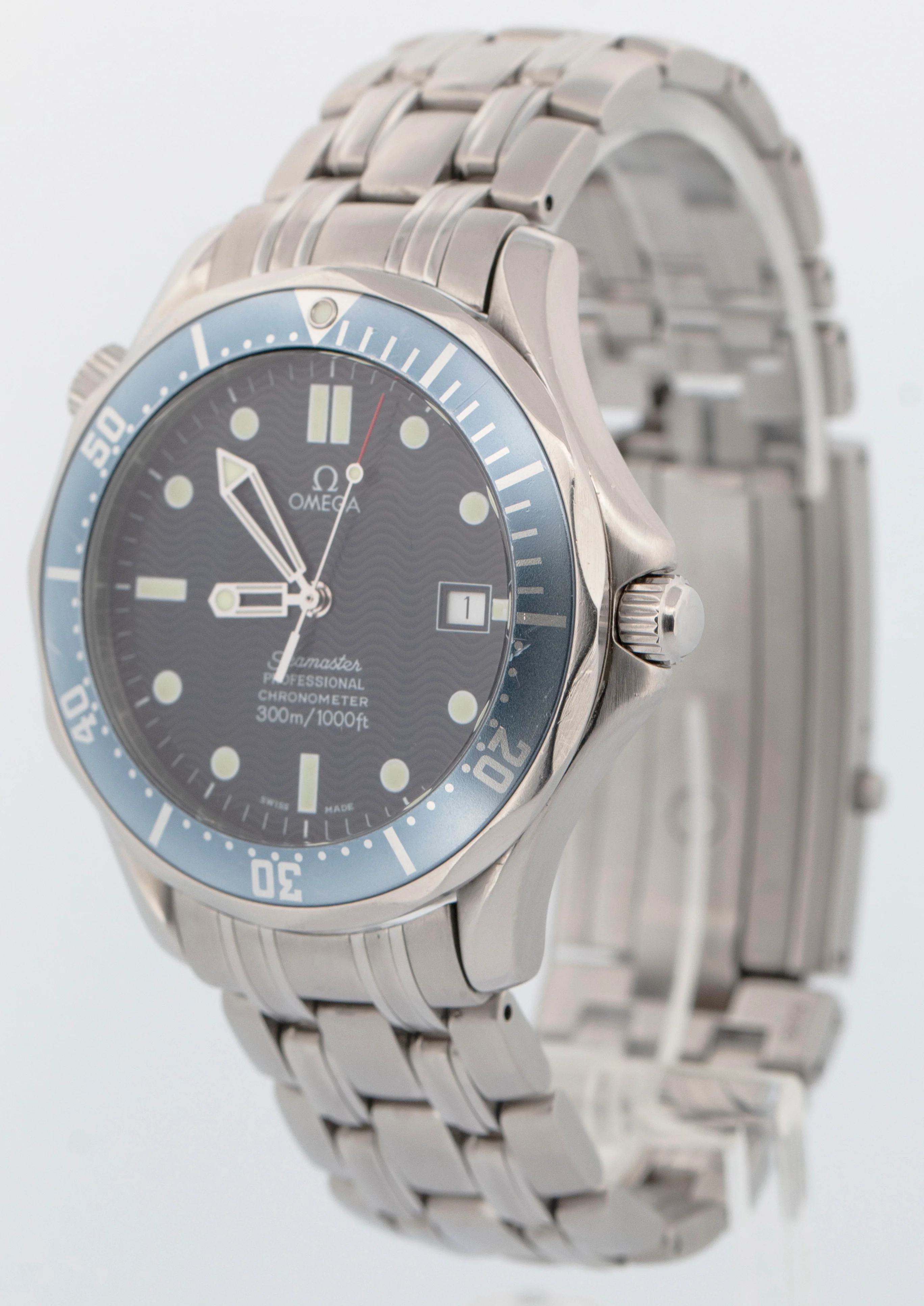 Omega Seamaster Automatic 2531.80.00 300M Blue Wave James Bond 2531.80 Watch - Image 3