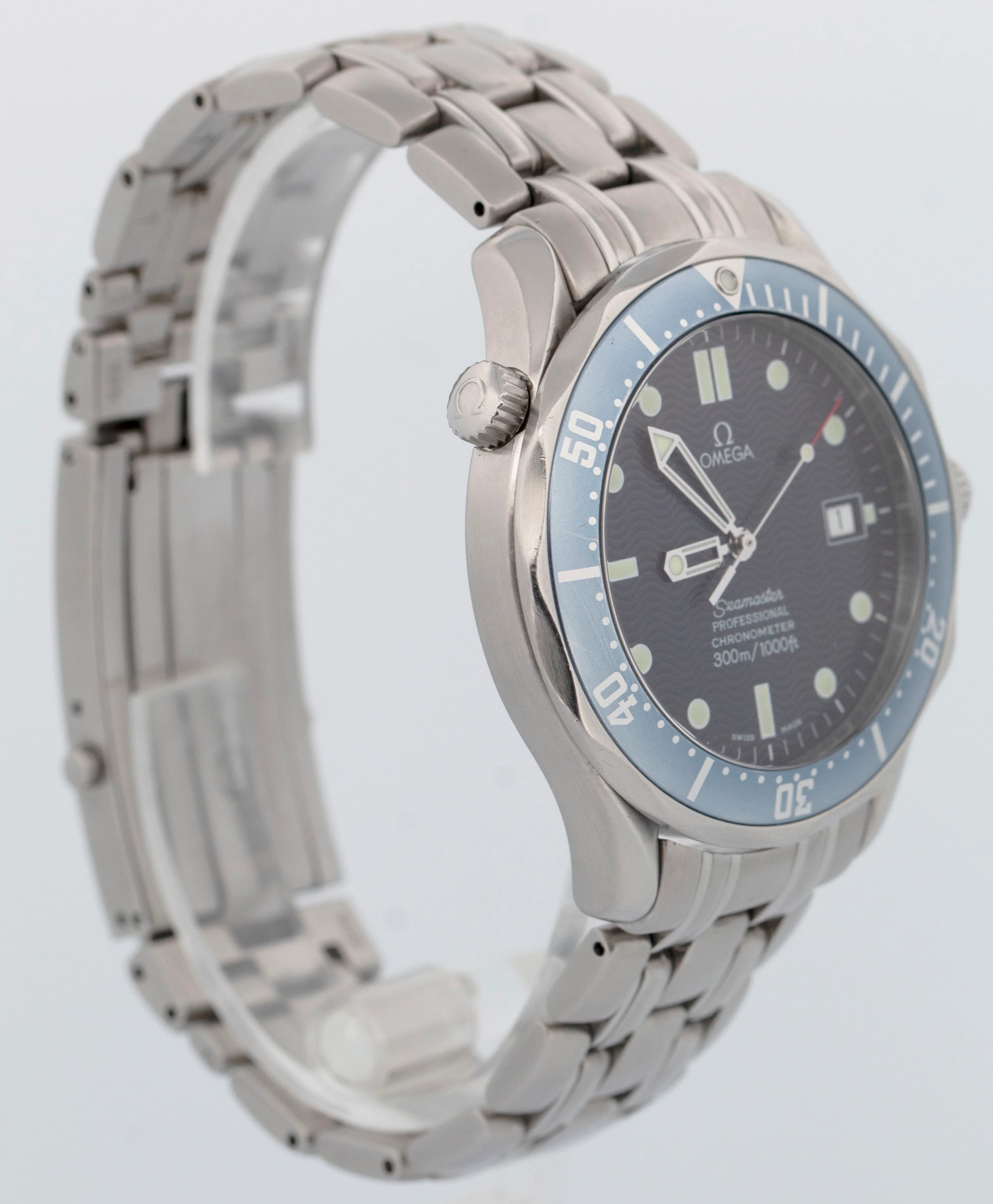 Omega Seamaster Automatic 2531.80.00 300M Blue Wave James Bond 2531.80 Watch - Image 4
