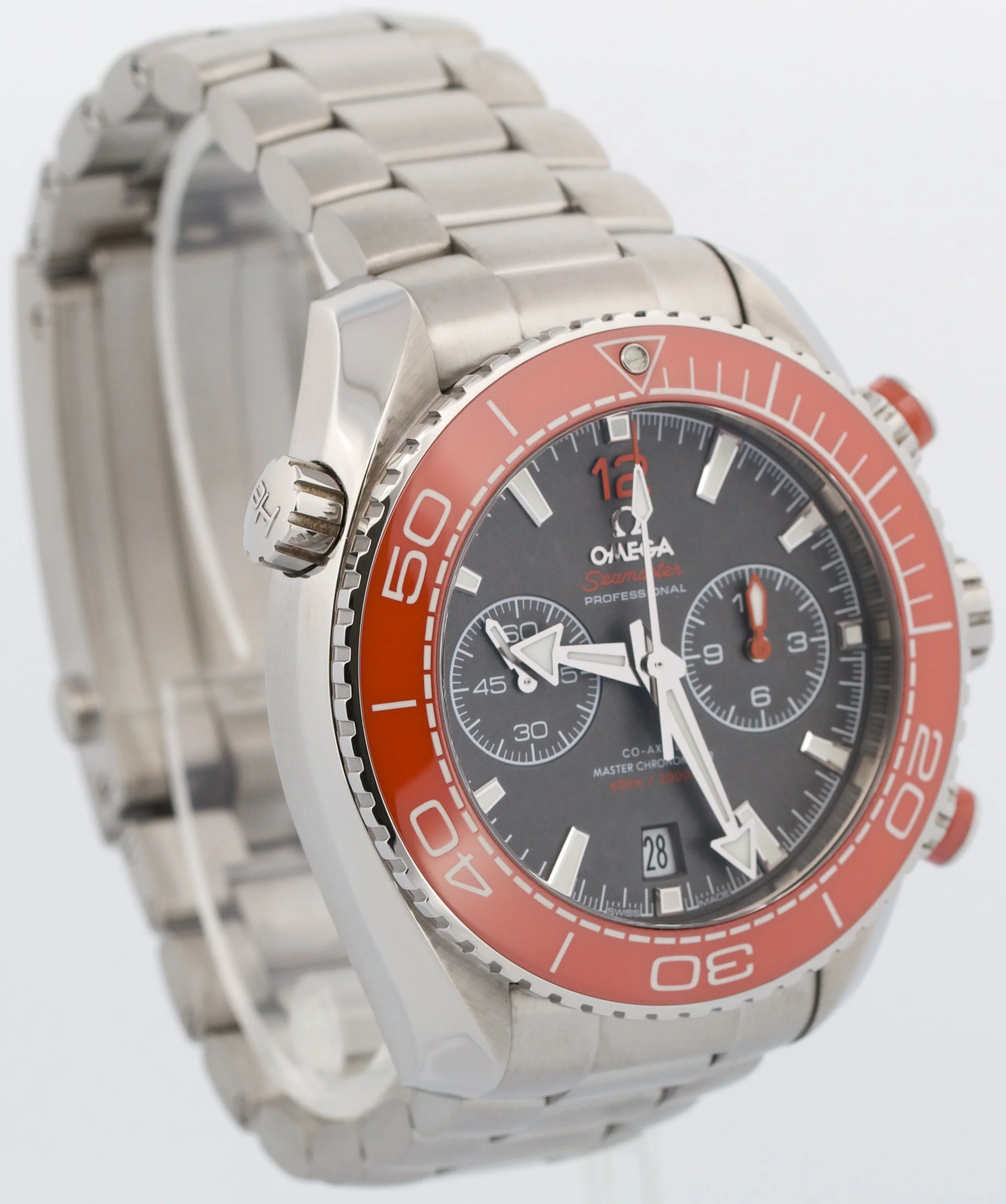 Omega Seamaster Planet Ocean 600M 45.5mm ORANGE Steel 215.30.46.51.99.001 Watch - Image 4