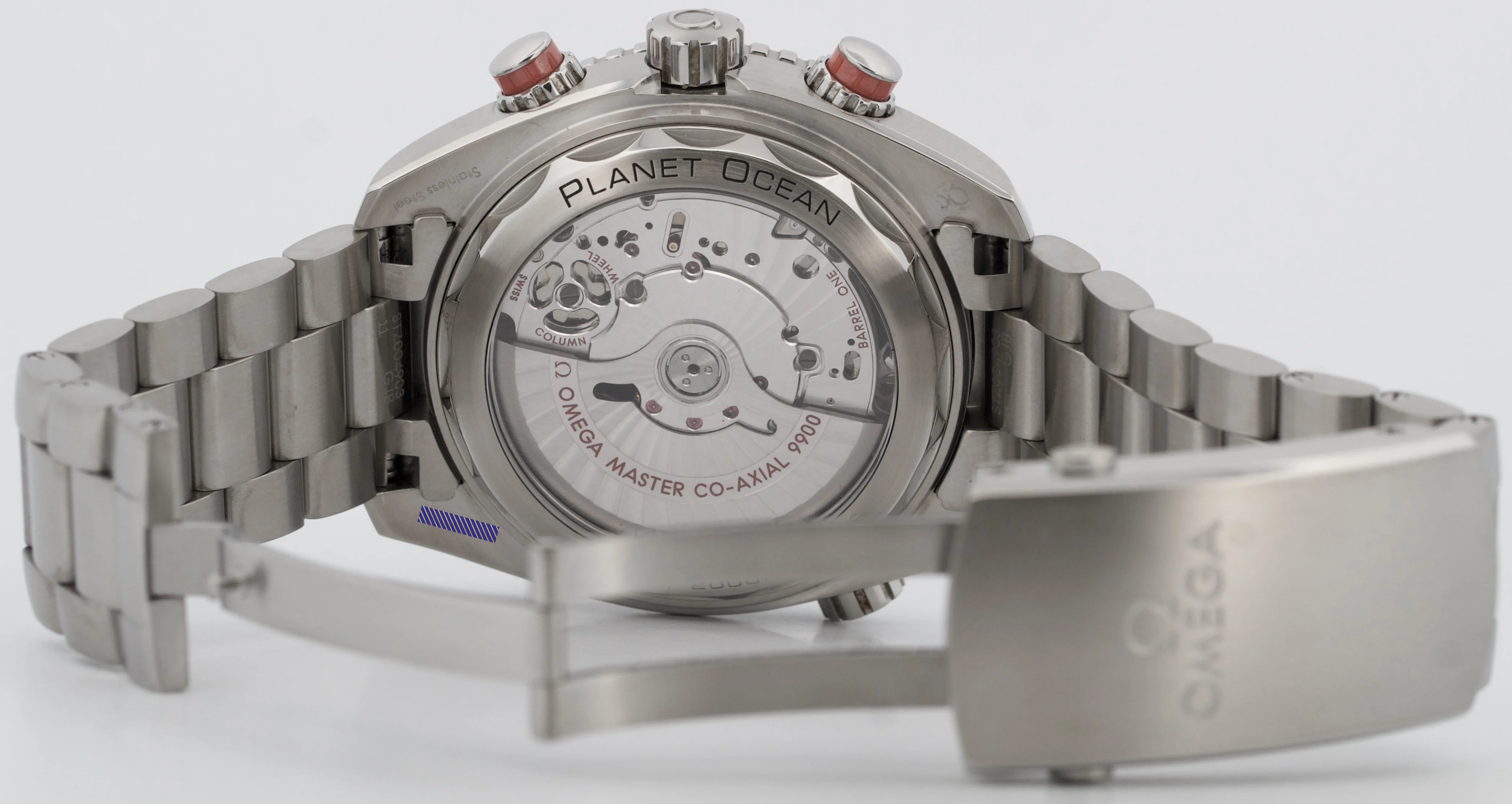 Omega Seamaster Planet Ocean 600M 45.5mm ORANGE Steel 215.30.46.51.99.001 Watch - Image 9
