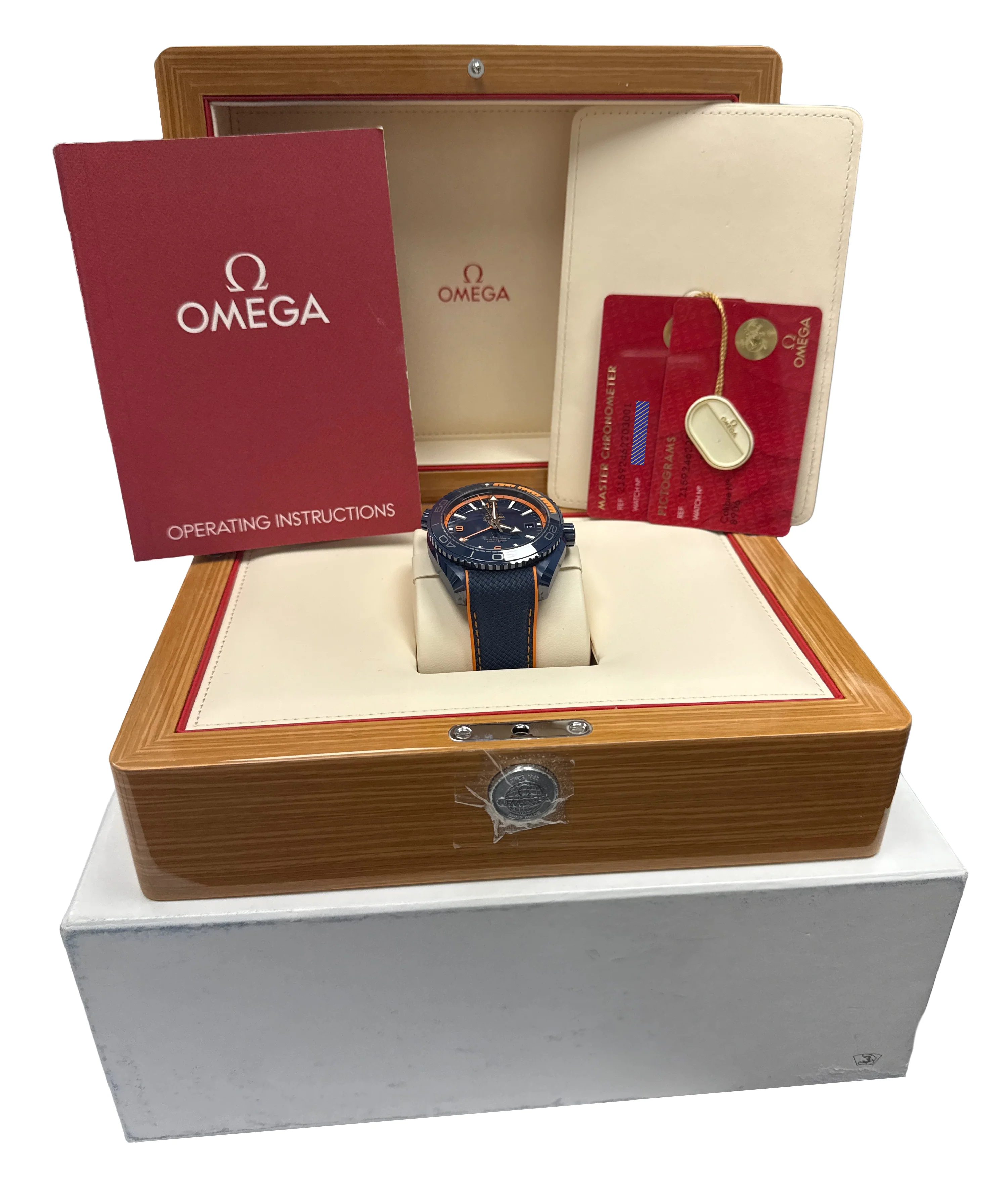Omega Seamaster Planet Ocean BIG BLUE Ceramic 45.5mm 215.92.46.22.03.001 BOX - Image 2
