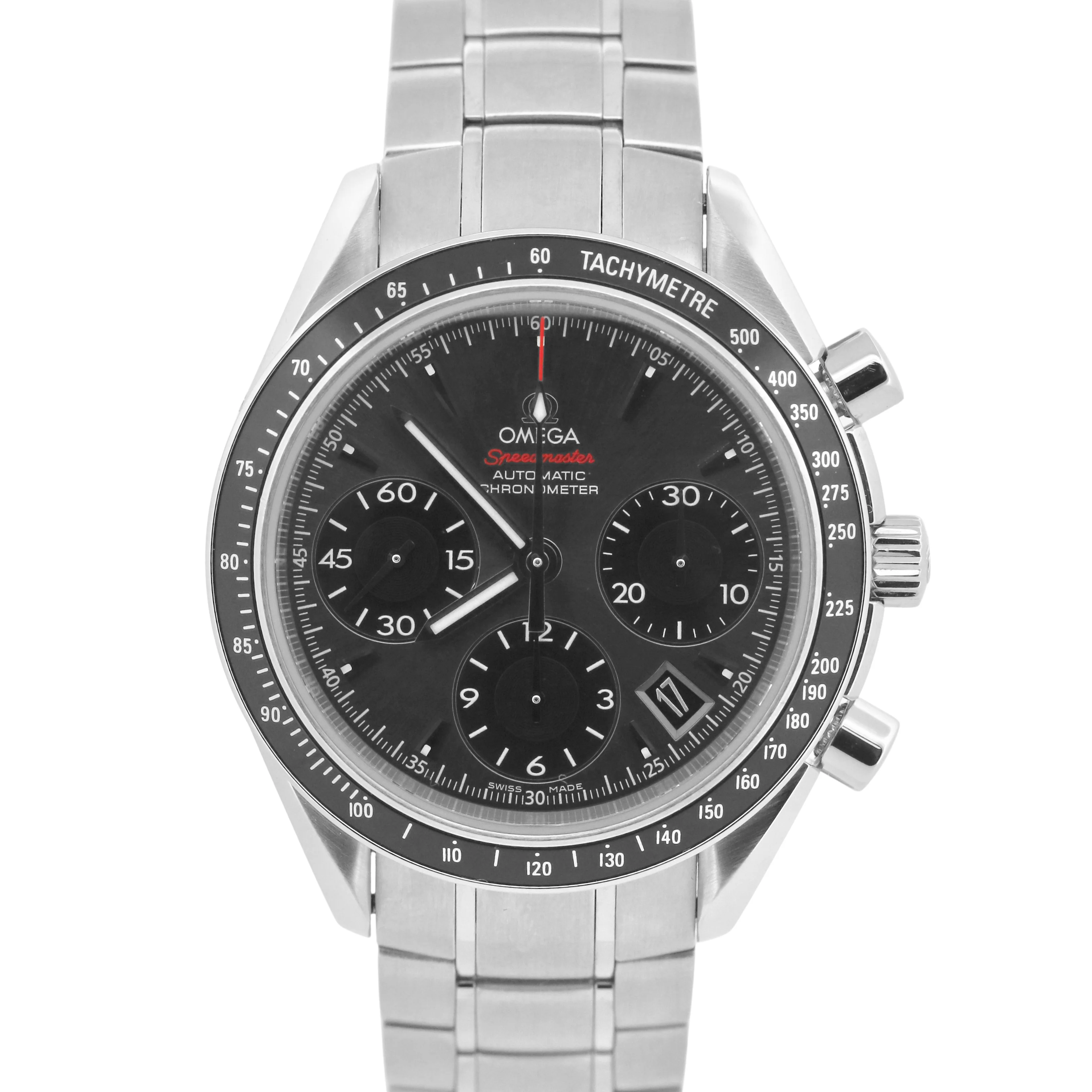 Omega Speedmaster Chronograph Date GRAY Steel 40mm 323.30.40.40.06.001 BOX