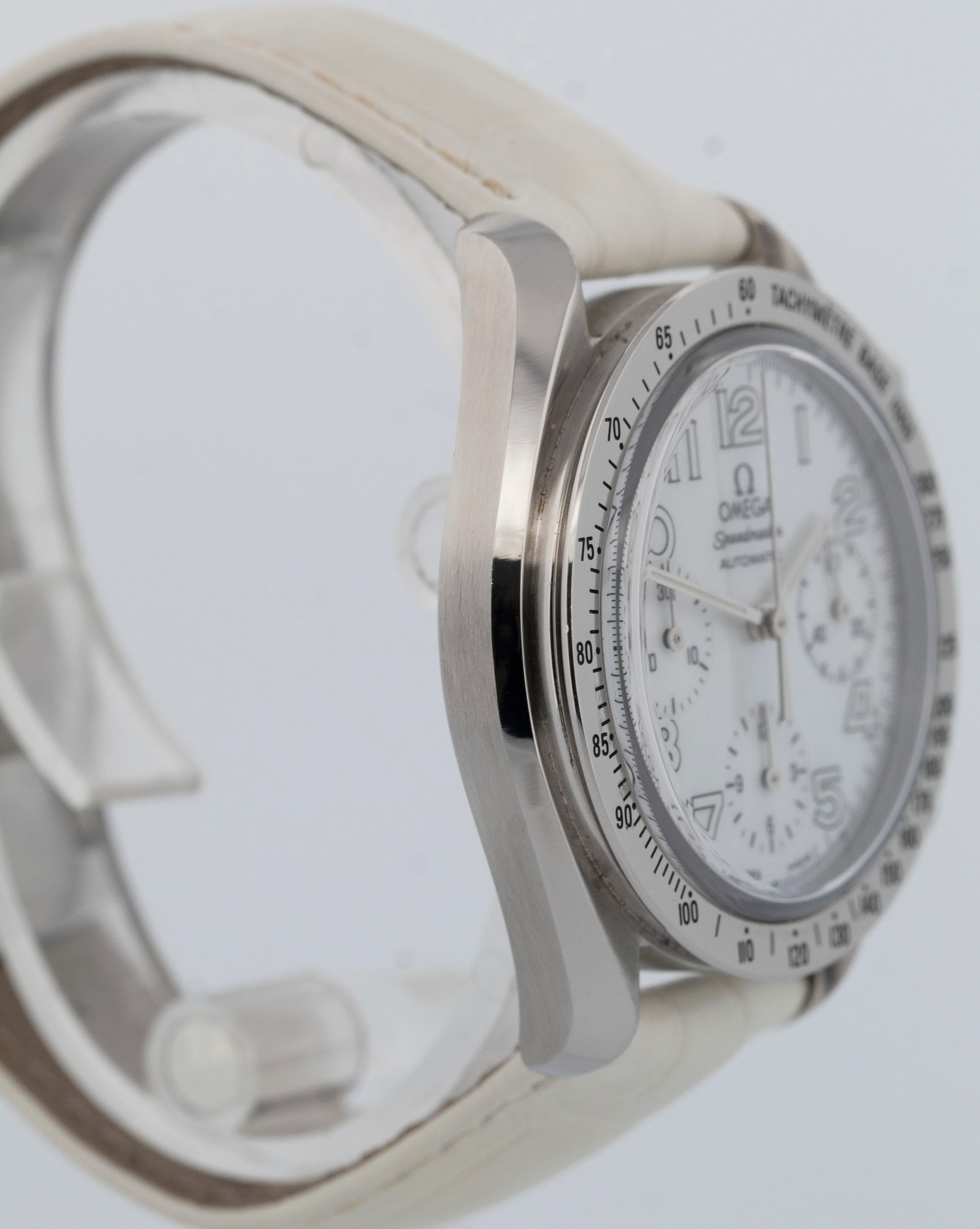 Omega Speedmaster MOP Stainless Steel 3534.70.00 White 39mm Watch 3534.70 - Image 4