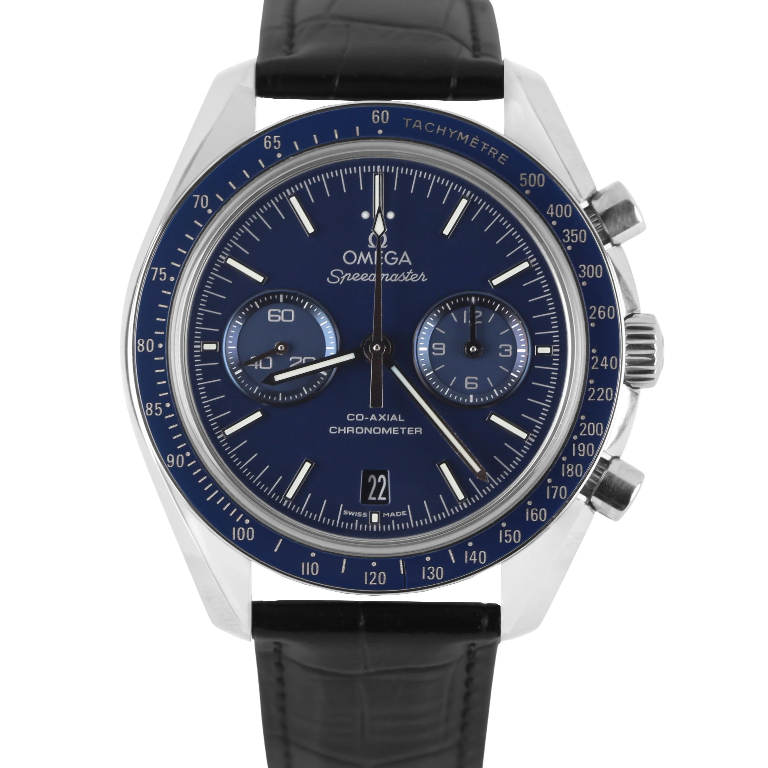 Omega Speedmaster Two Counters Titanium Blue 44.25mm 311.93.44.51.03.001 Watch