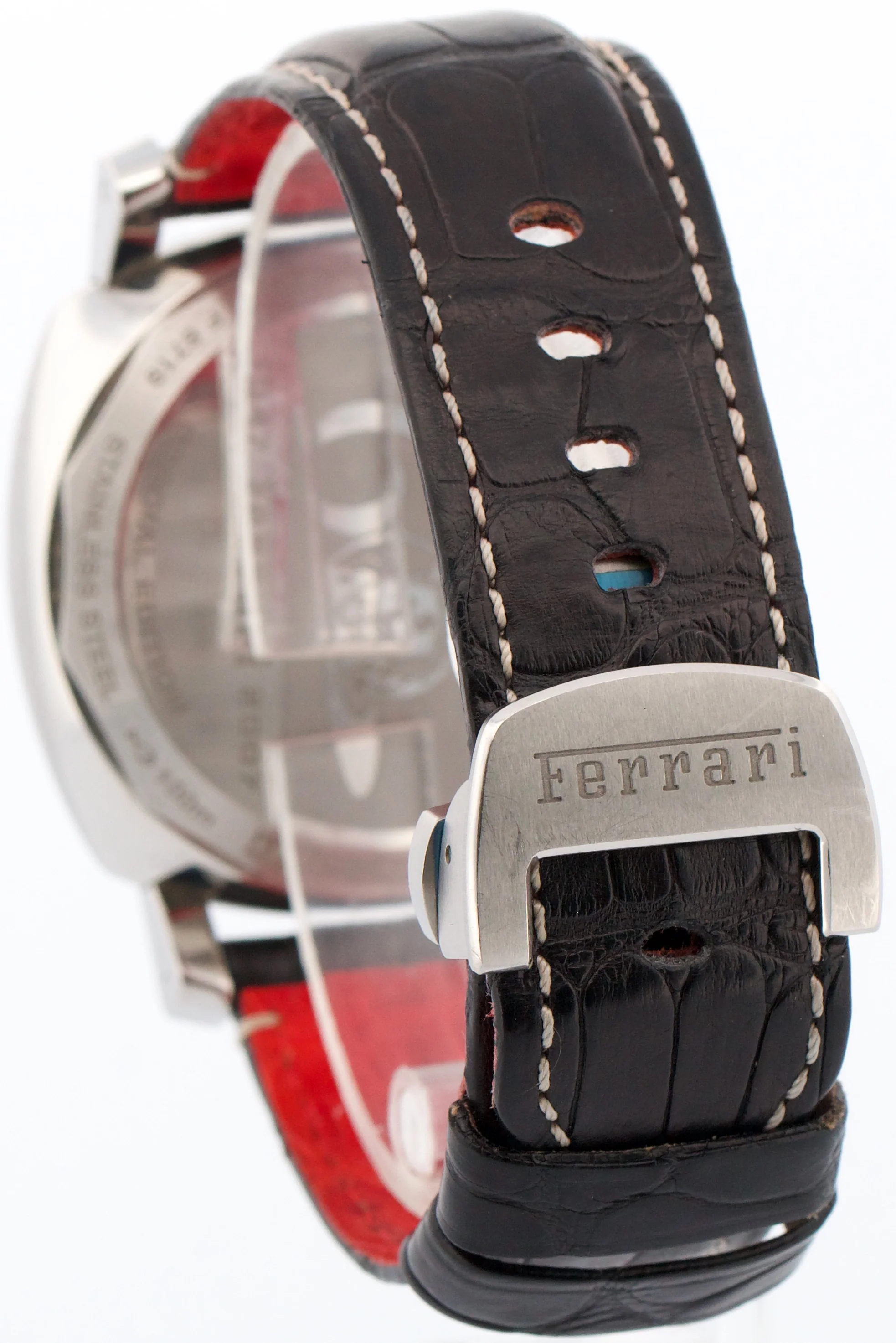 Panerai Ferrari Perpetual Calendar BLACK Red Steel 45mm Leather Watch FER00015 - Image 5