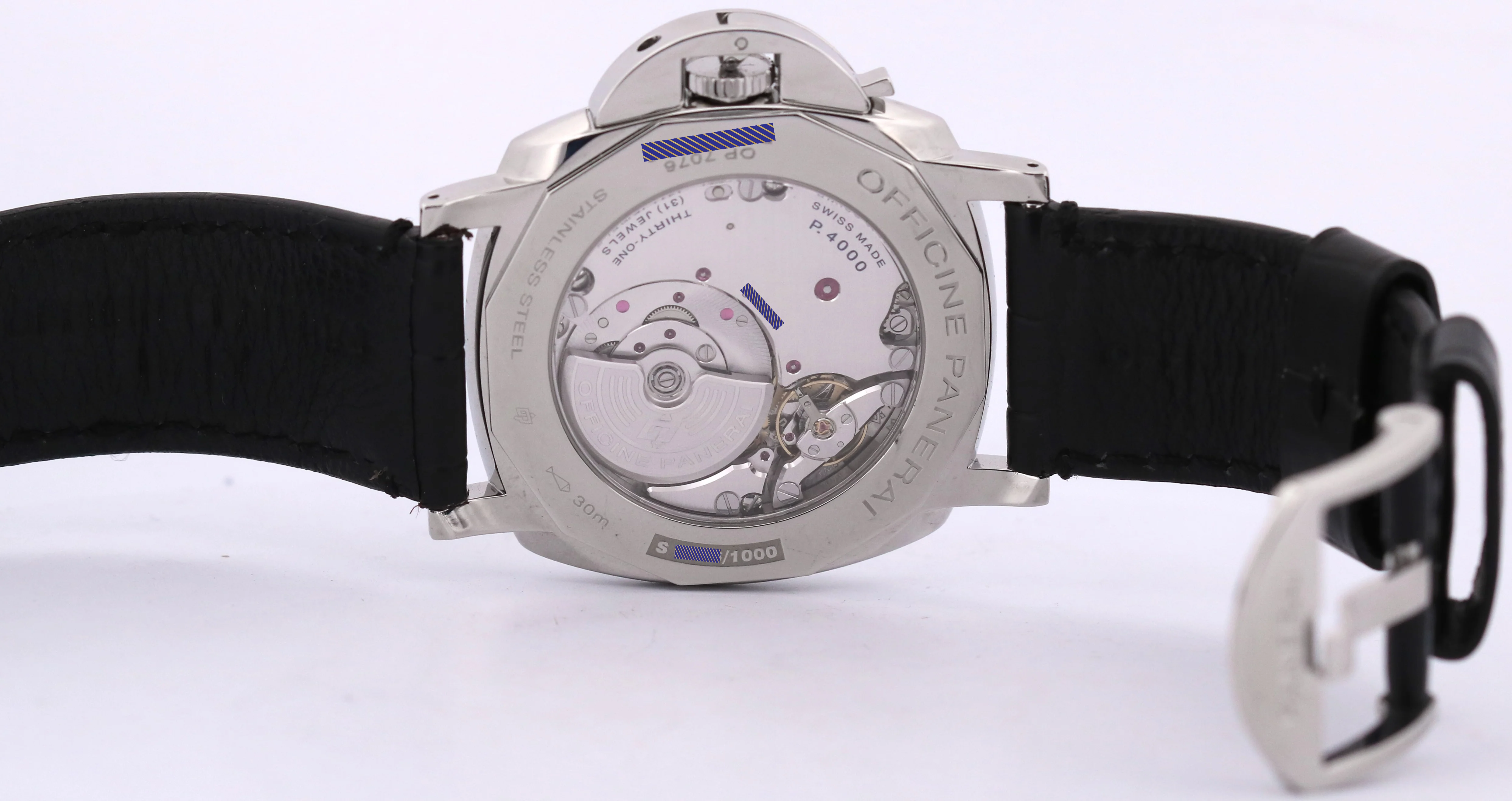 Panerai Luminor Due PAM00674 Black Stainless Steel Leather 45mm PAM674 BOX - Image 7