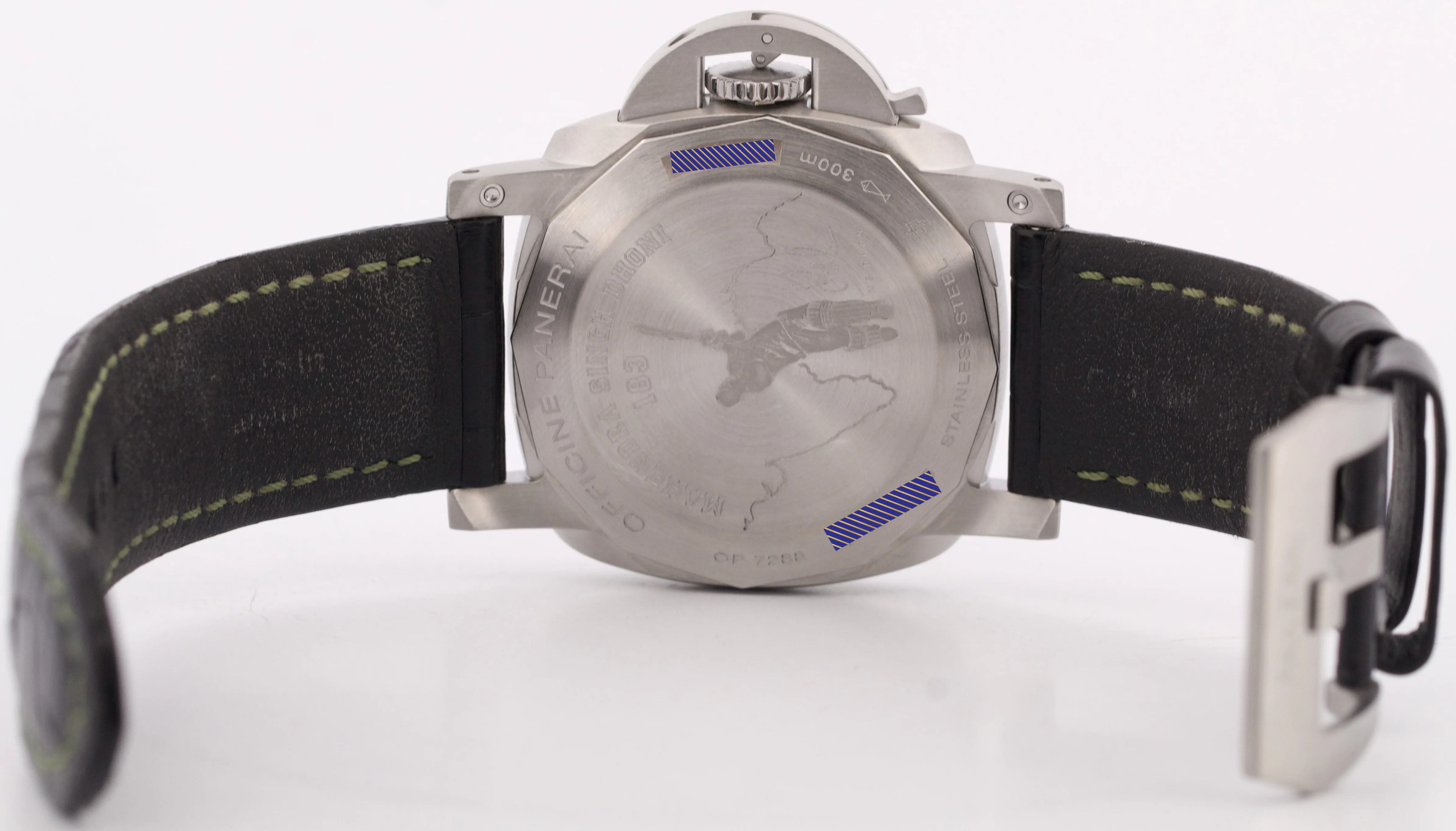 Panerai Luminor GMT 3 Days MS DHONI PAM01056 Steel GREEN Automatic 44mm PAM1056 - Image 7