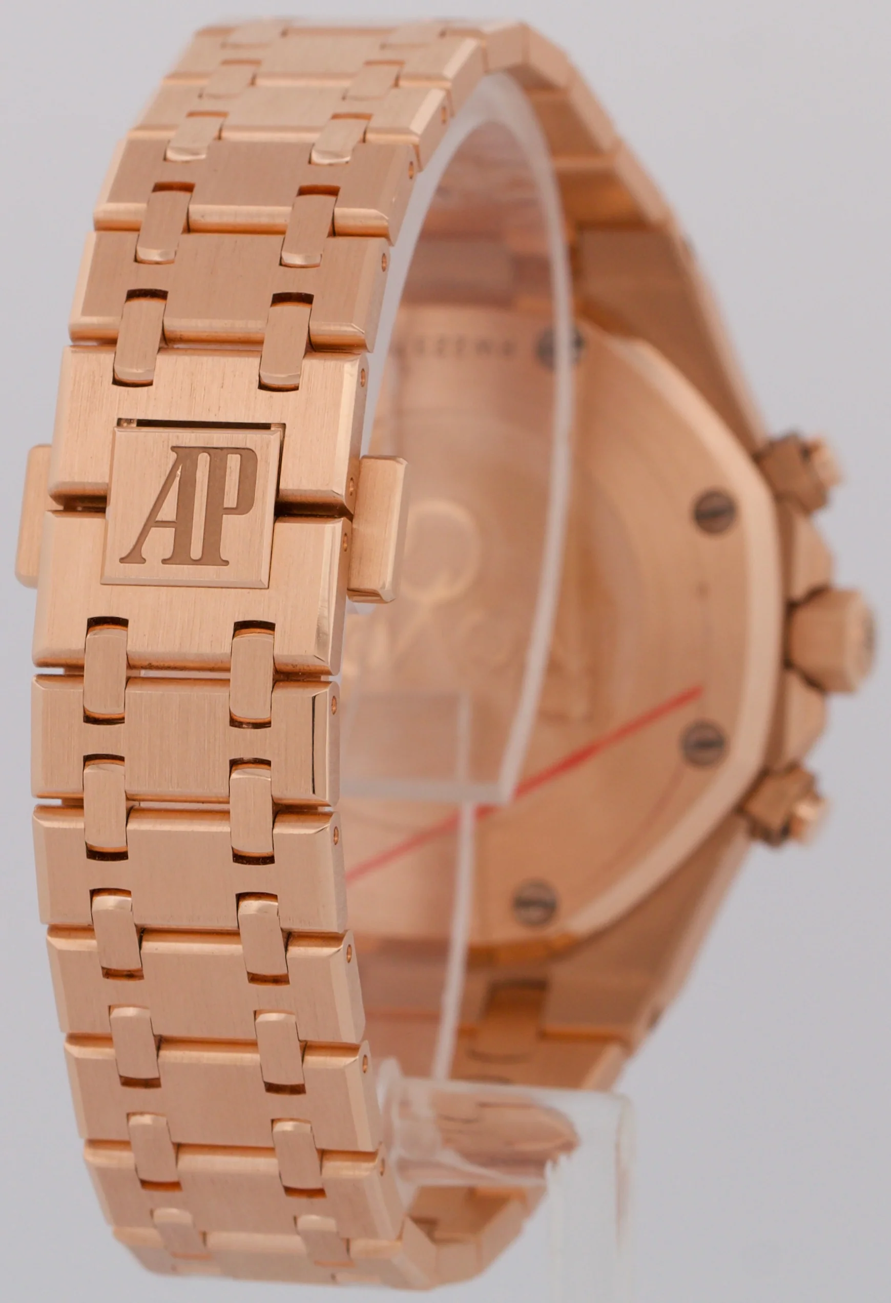 PAPERS Audemars Piguet Royal Oak BLUE 38mm 18K Gold 26715OR.OO.1356OR.01 BOX - Image 6