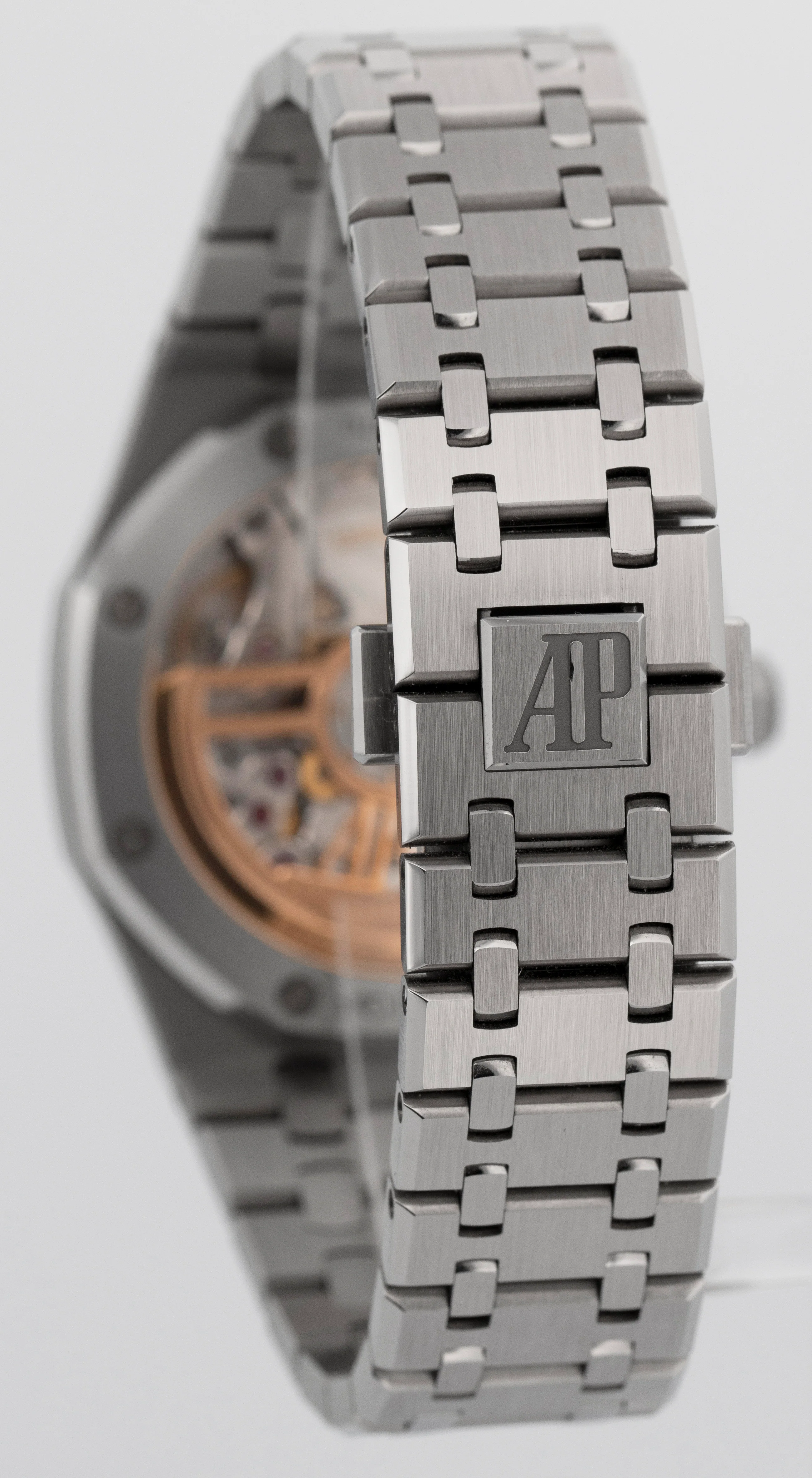 PAPERS Audemars Piguet Royal Oak Gray Black Stainless 41mm 15500ST Watch BOX - Image 5