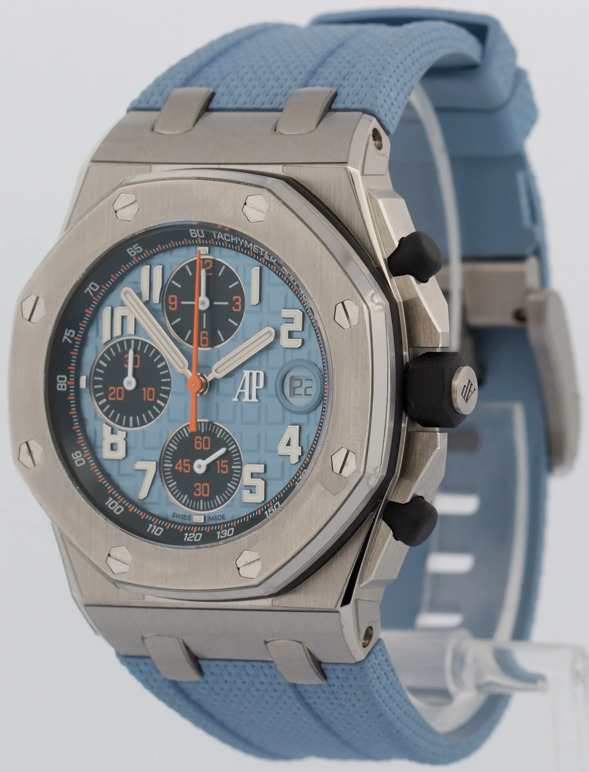 PAPERS Audemars Piguet Royal Oak Offshore BLUE 26238ST.OO.A340CA.01 42mm BOX - Image 3