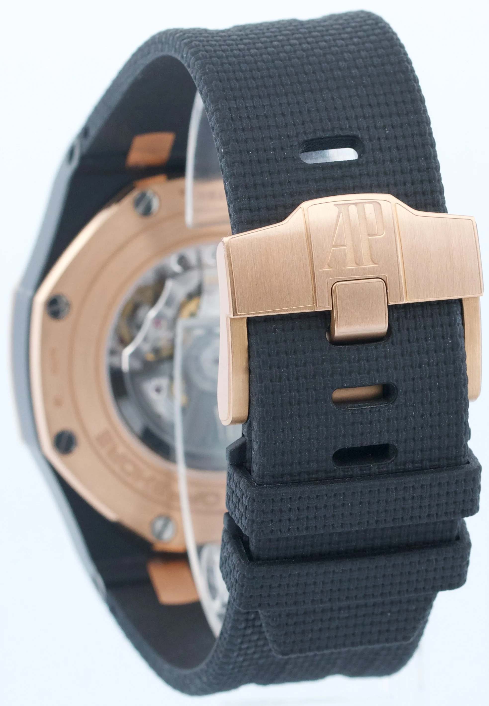PAPERS Audemars Piguet Royal Oak Offshore CERAMIC 18K Gold 44mm 26405NR BOX - Image 5