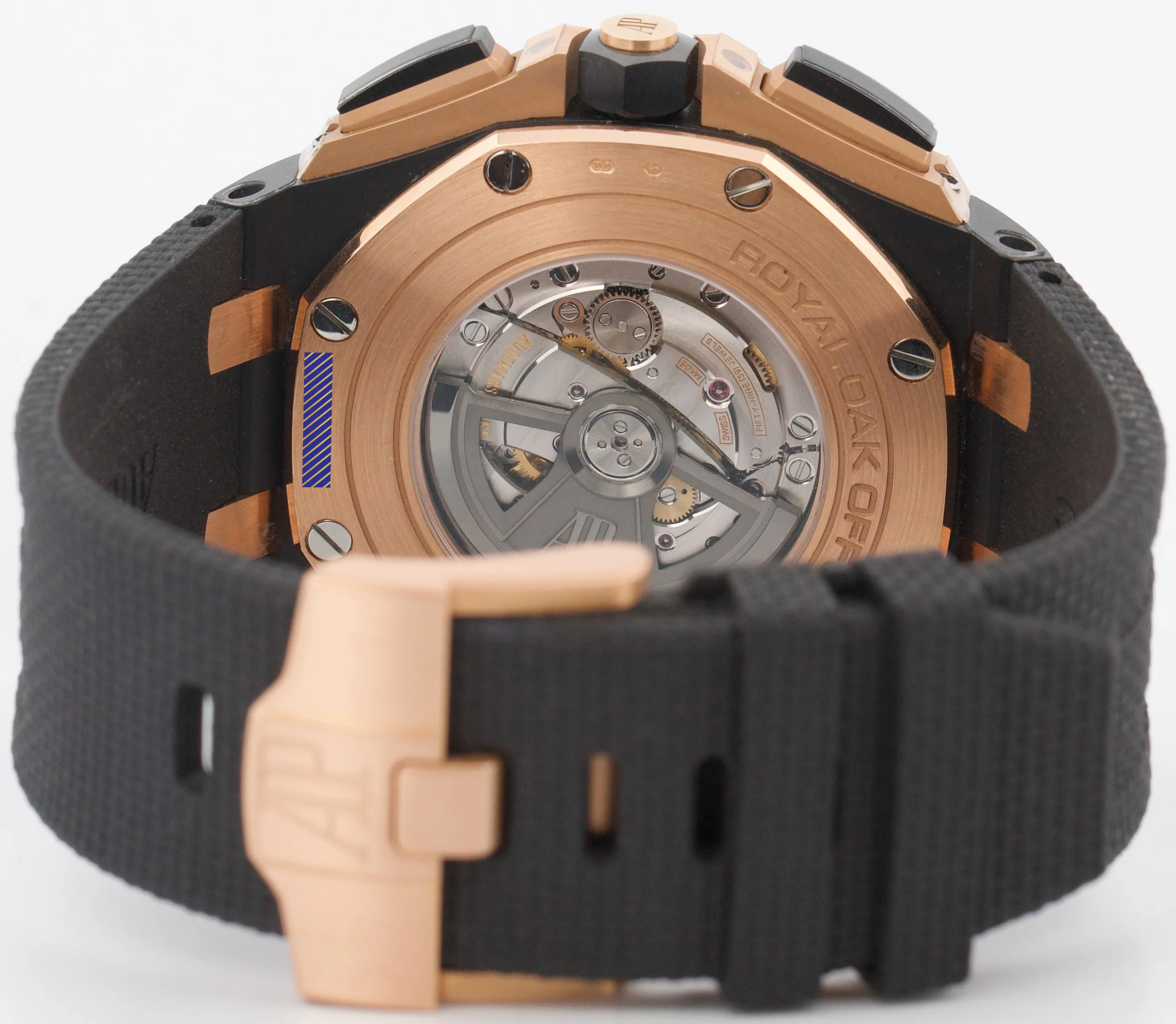 PAPERS Audemars Piguet Royal Oak Offshore CERAMIC 18K Gold 44mm 26405NR BOX - Image 7