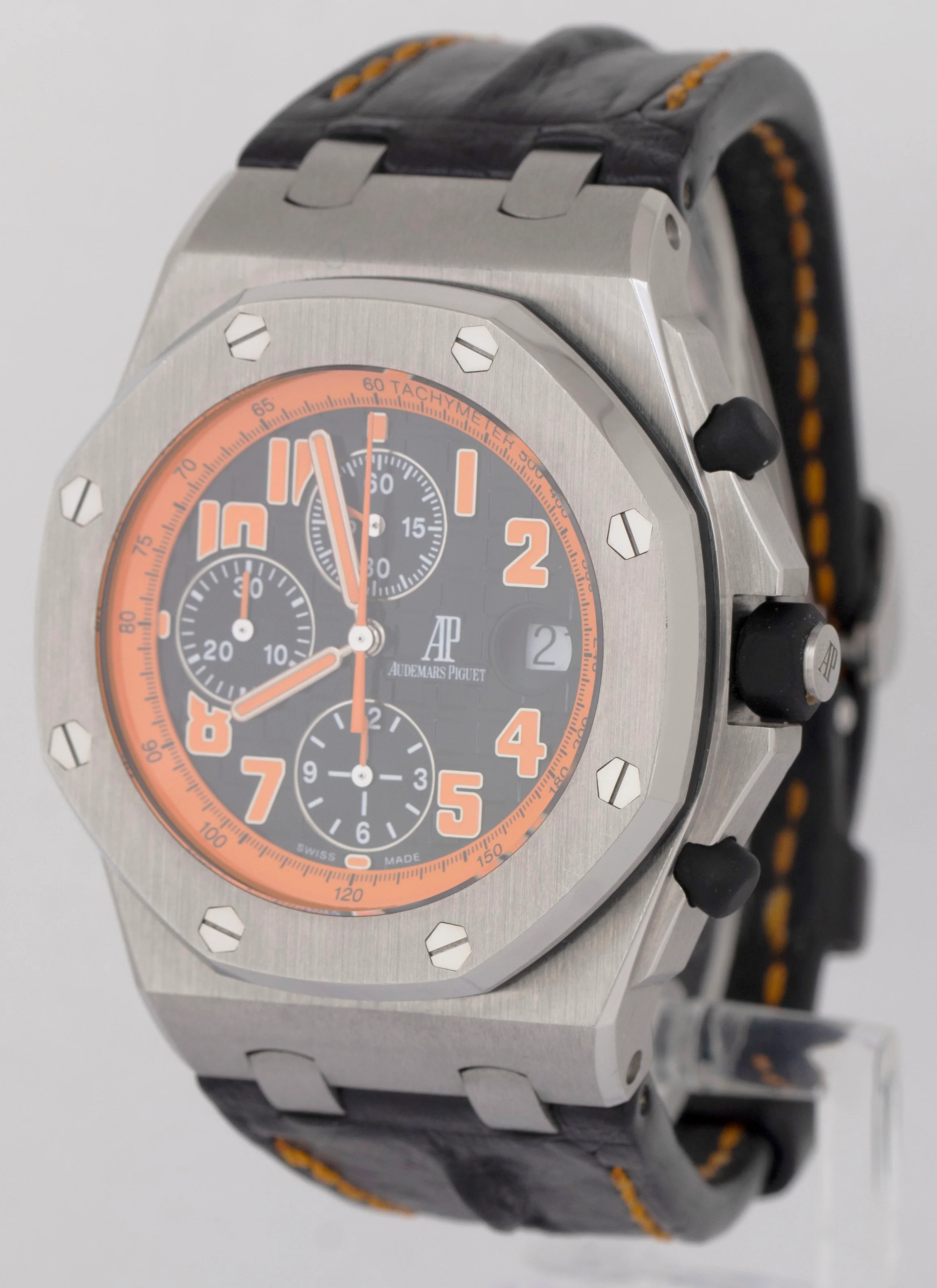 PAPERS Audemars Piguet Royal Oak Offshore Chronograph Volcano Orange 26170ST BOX - Image 3
