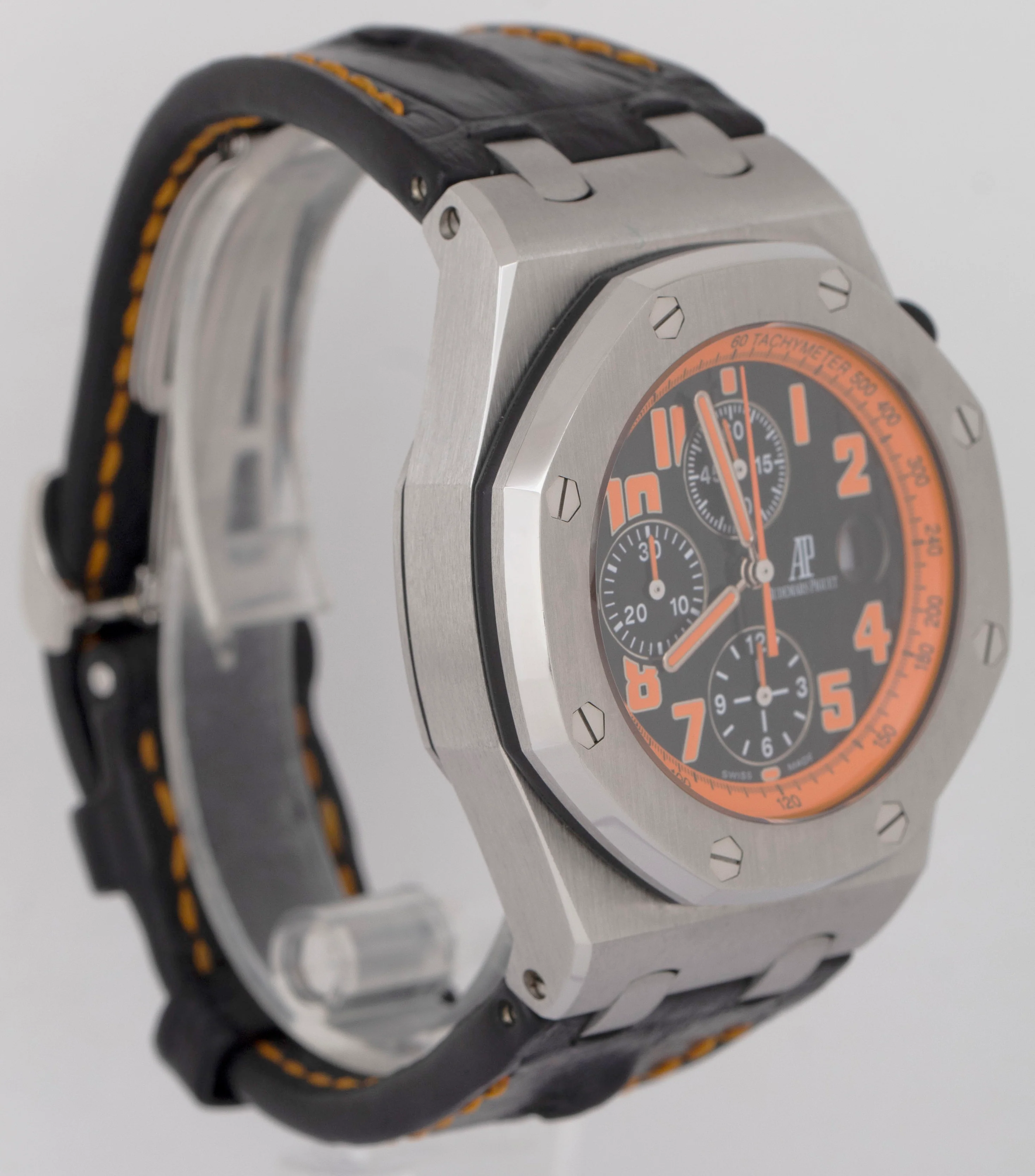PAPERS Audemars Piguet Royal Oak Offshore Chronograph Volcano Orange 26170ST BOX - Image 4