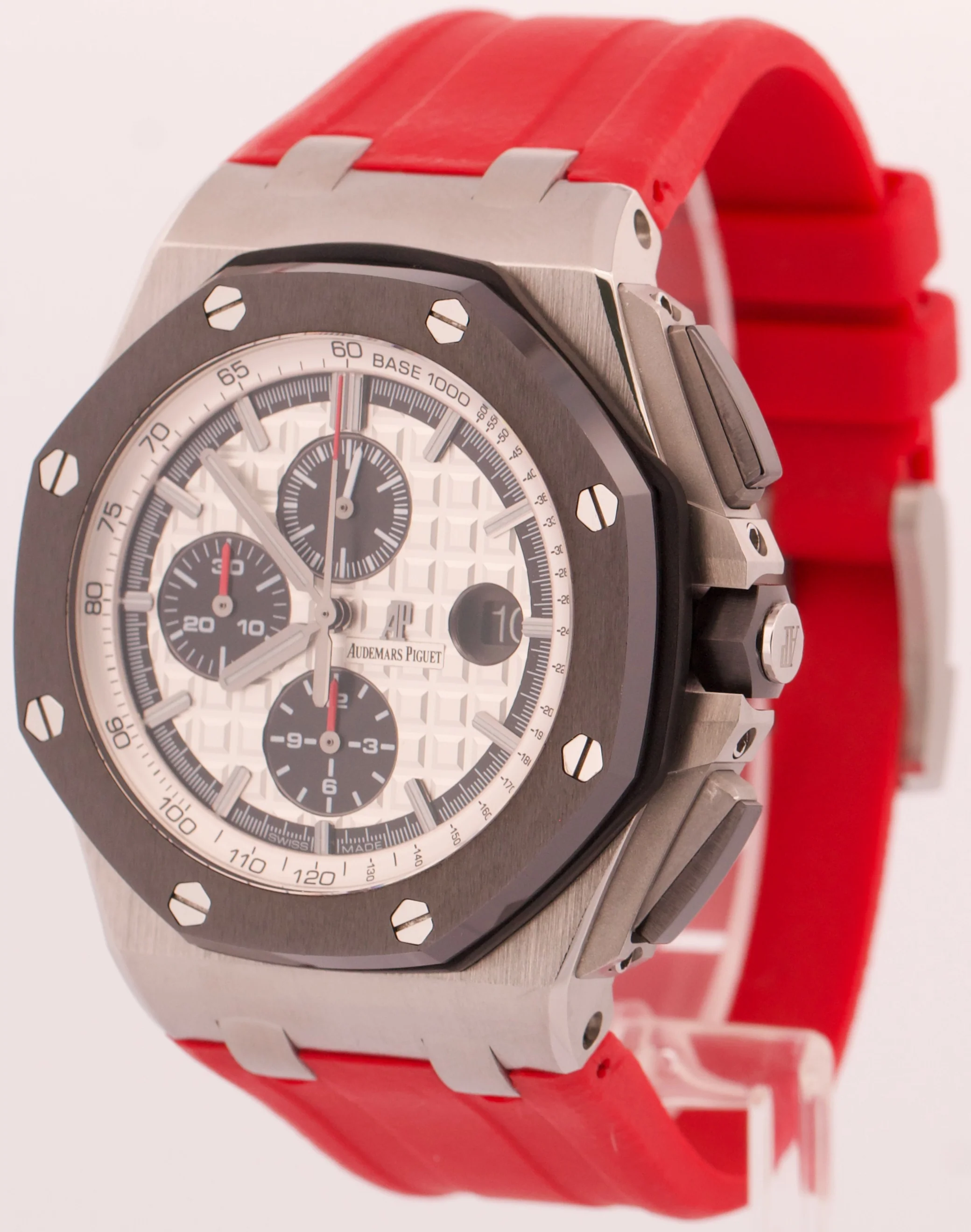 PAPERS Audemars Piguet Royal Oak Offshore PANDA Rubber Red 44mm 26400SO BOX - Image 3