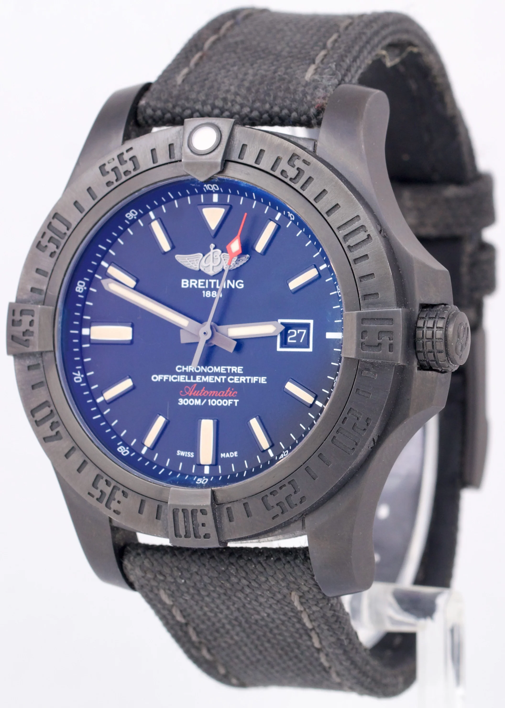 PAPERS Breitling Avenger Blackbird Black TITANIUM Automatic 48mm V1731010 BOX - Image 3