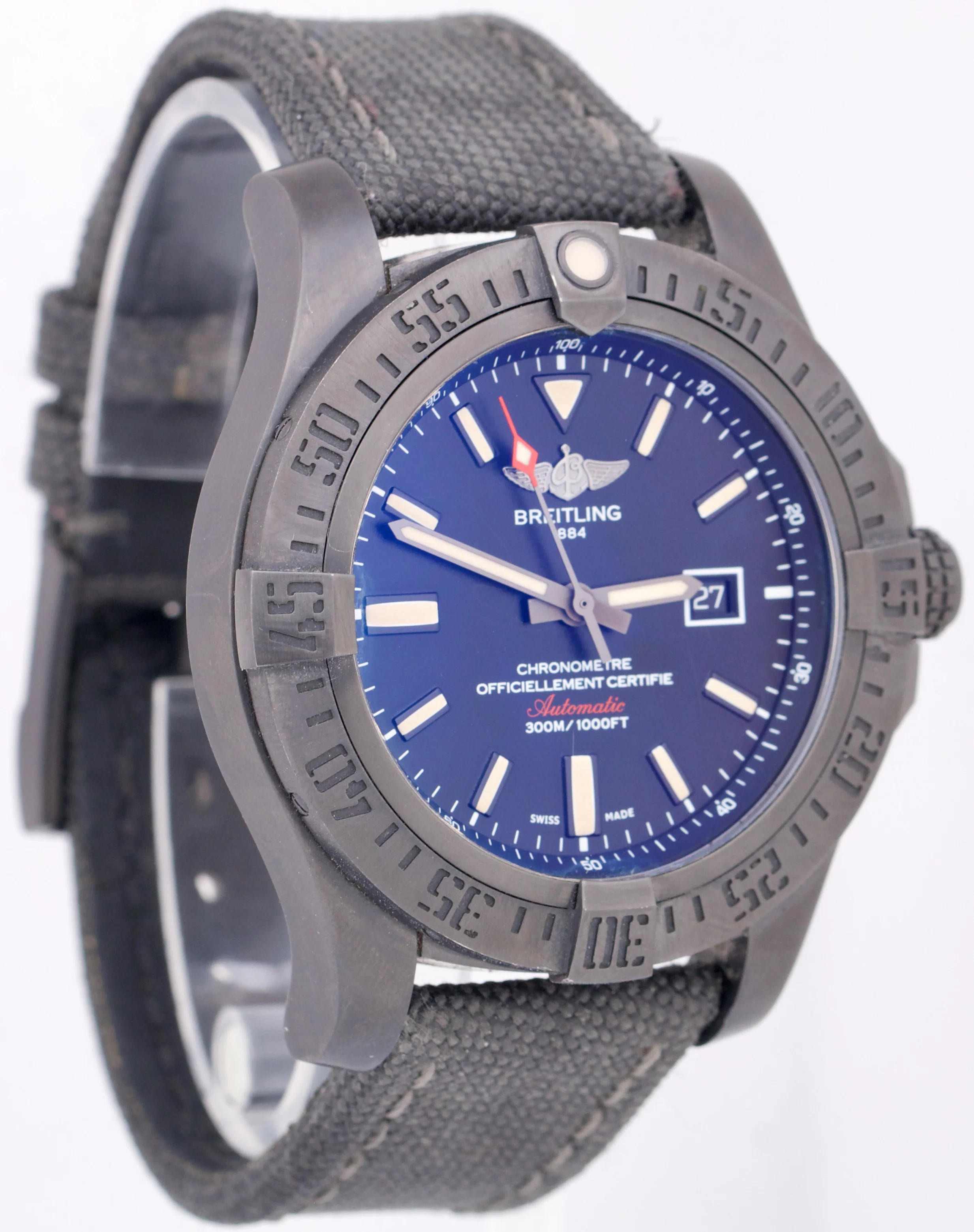 PAPERS Breitling Avenger Blackbird Black TITANIUM Automatic 48mm V1731010 BOX - Image 4
