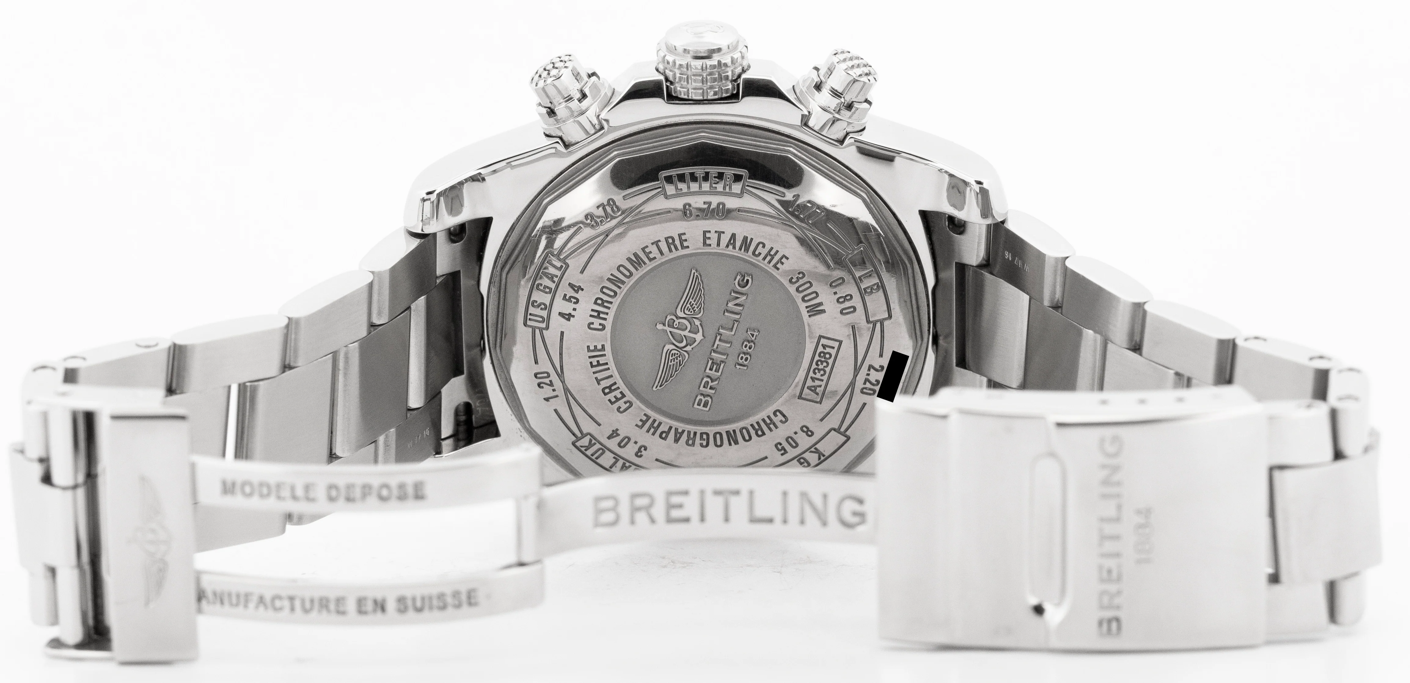 PAPERS Breitling Avenger II Chronograph 43mm Blue Stainless Steel A13381 BOX - Image 10
