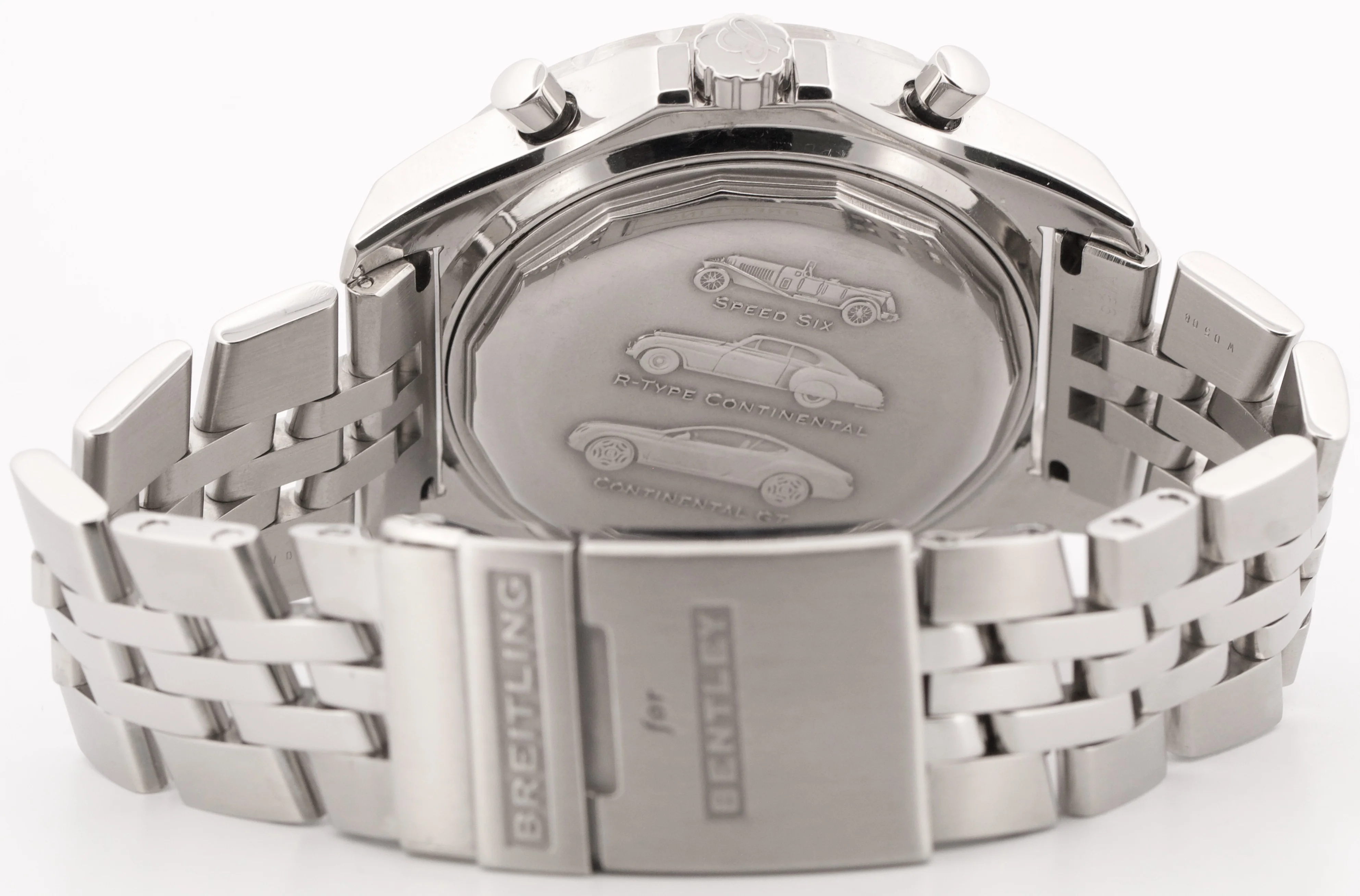 PAPERS Breitling Bentley Motors HAVANA Brown Chronograph Steel A25363 48.7mm BOX - Image 8