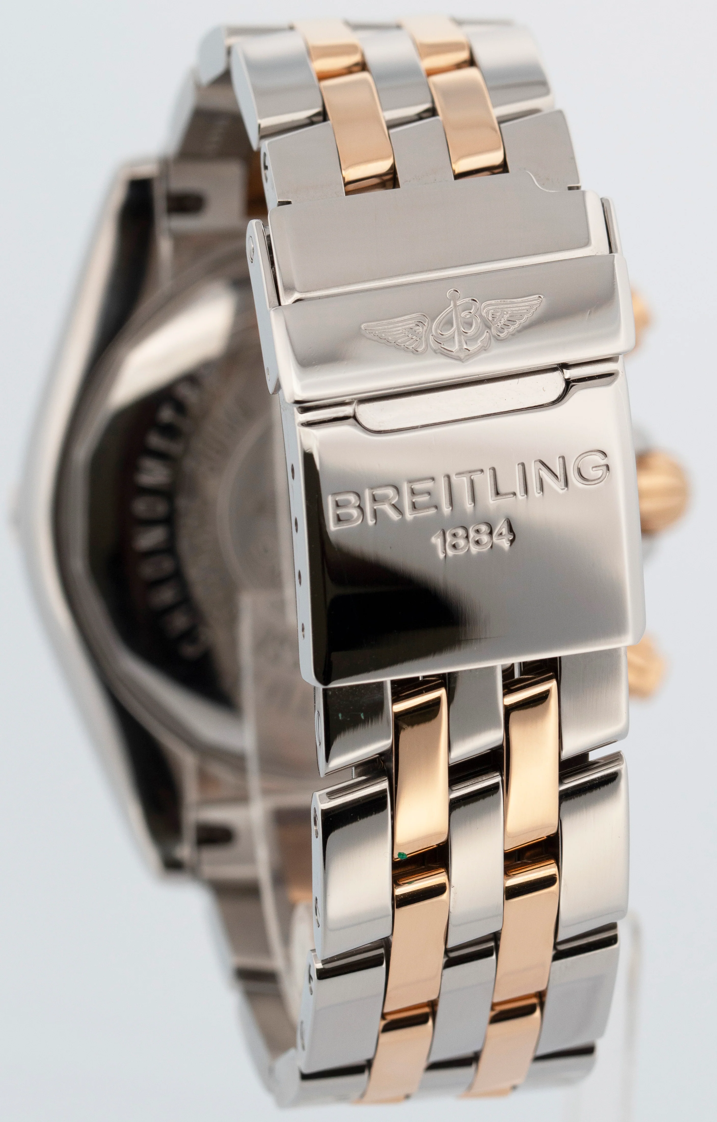 PAPERS Breitling Chronomat Evolution 43mm Two-Tone Rose Gold Watch C13356 BOX - Image 5