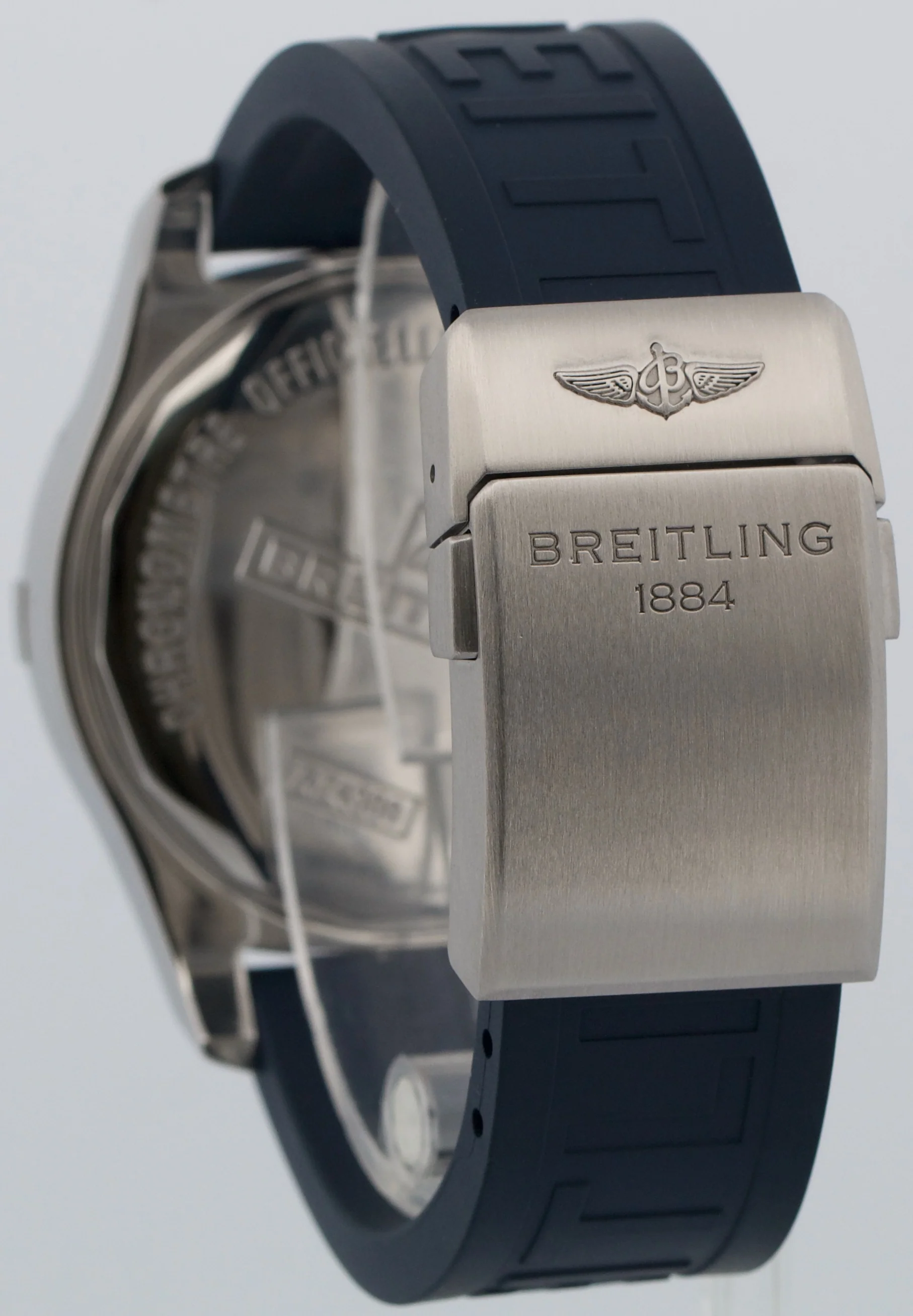 PAPERS Breitling Colt Quartz 44 IVORY Stainless Steel RUBBER 44mm A74388 Watch - Image 5