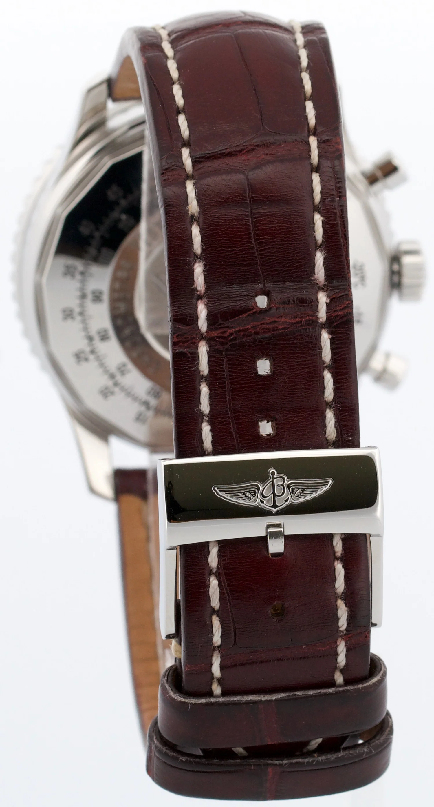PAPERS Breitling Navitimer B01 43mm Steel BLACK Chronograph Watch AB0120 BOX - Image 5