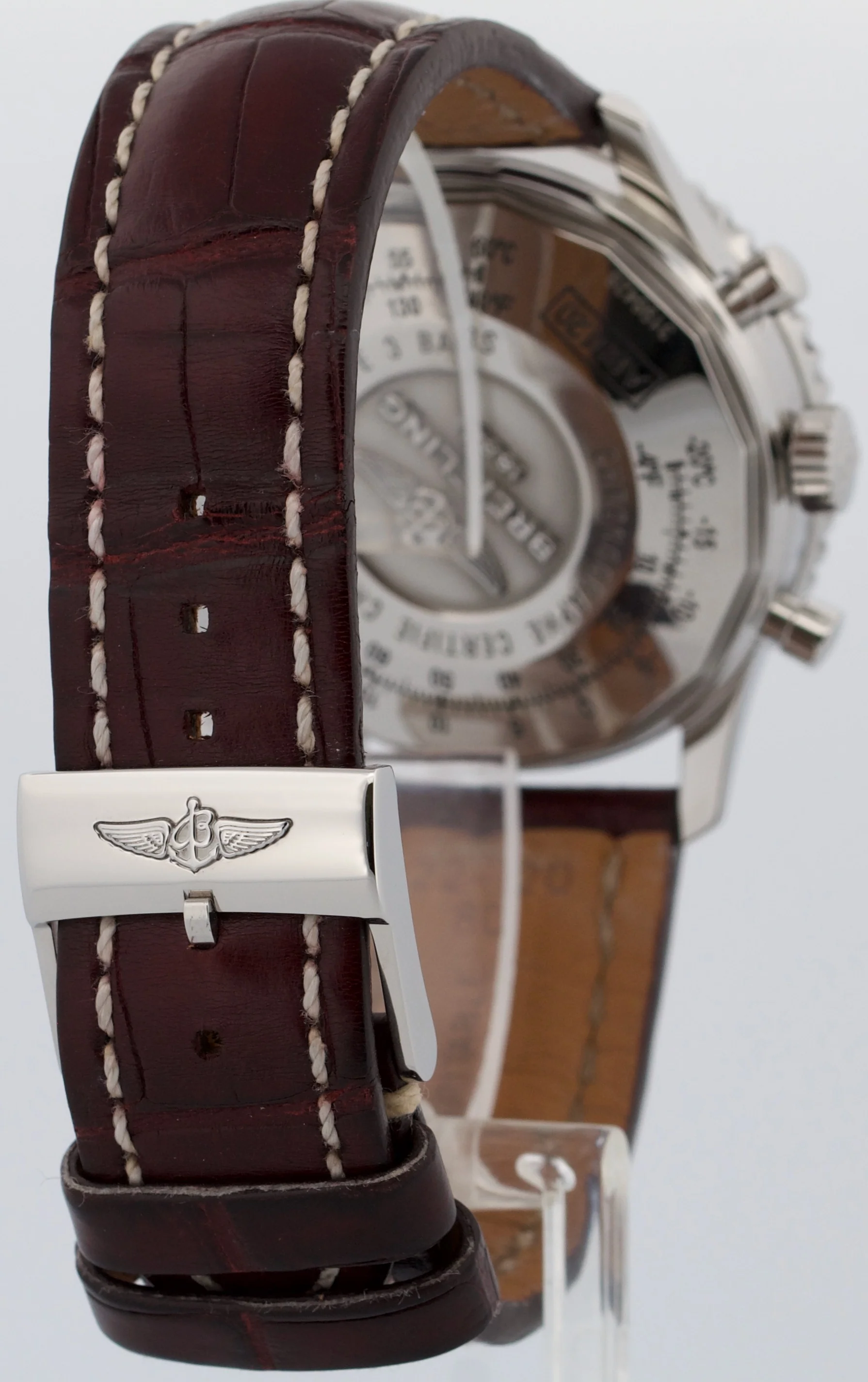 PAPERS Breitling Navitimer B01 43mm Steel BLACK Chronograph Watch AB0120 BOX - Image 6