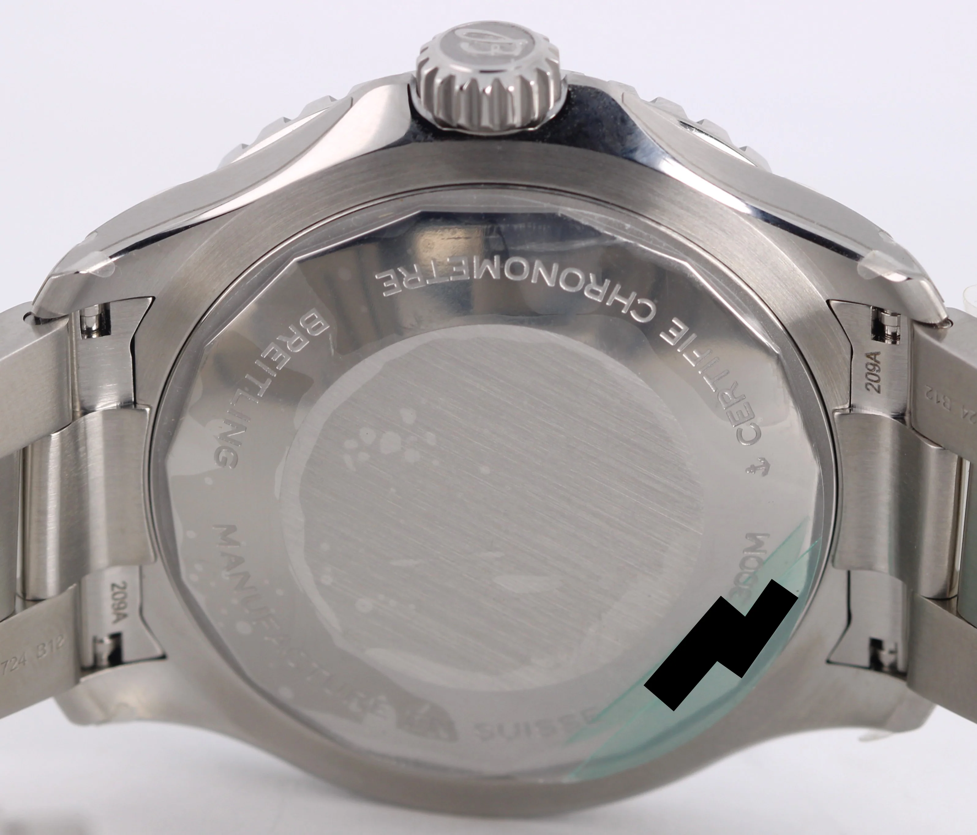 NEW STICKERED Breitling SuperOcean PAPERS Steel Blue 42mm A17375 Watch BOX - Image 9